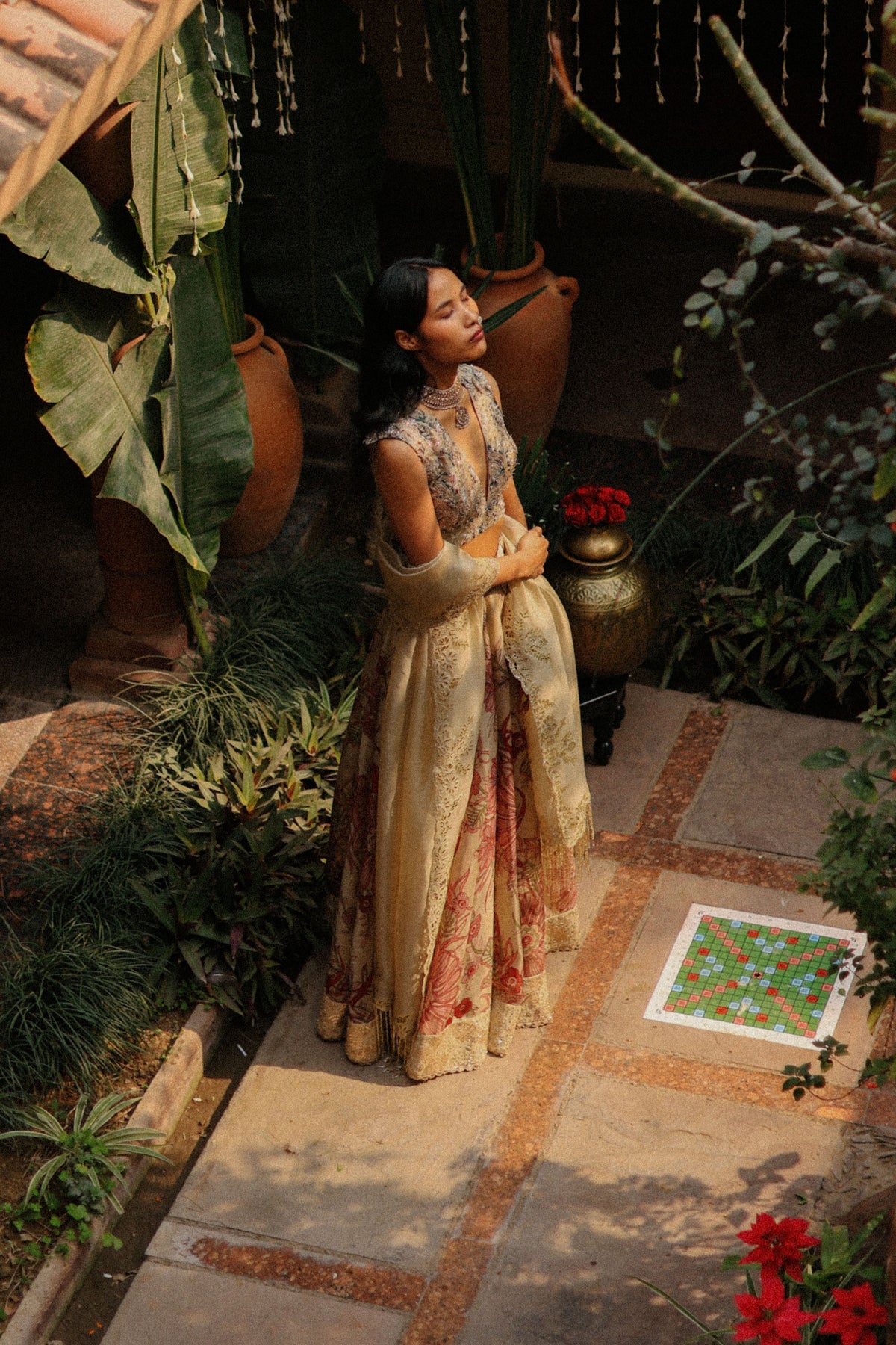 Sage Green Lehanga Set