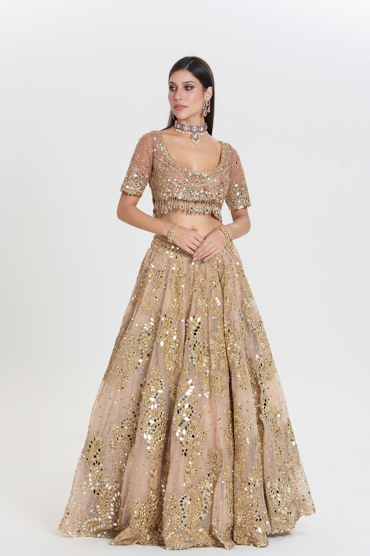 Chamak Lehenga Set