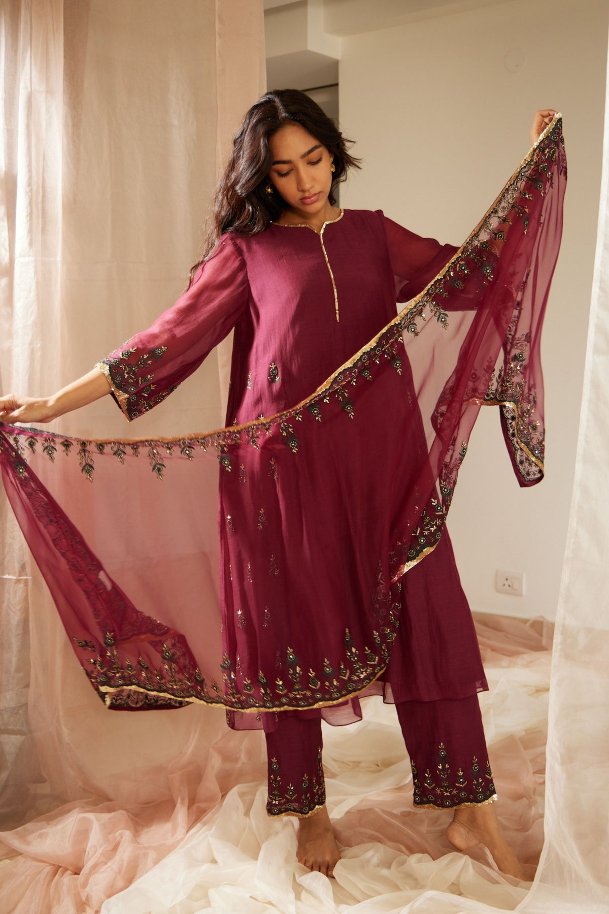 Yellow Abir Kurta