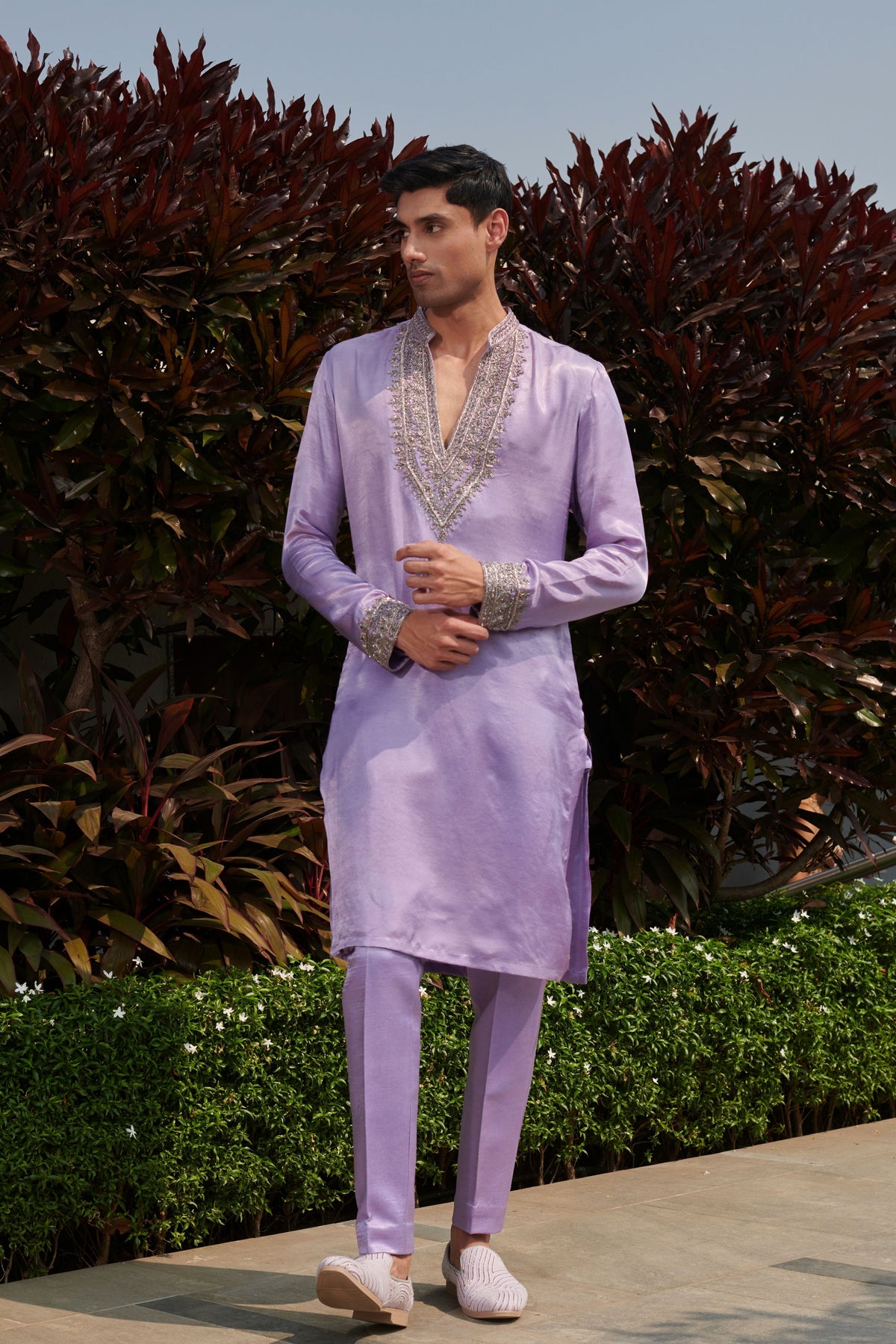 Lilac Breeze Mens Kurta Set