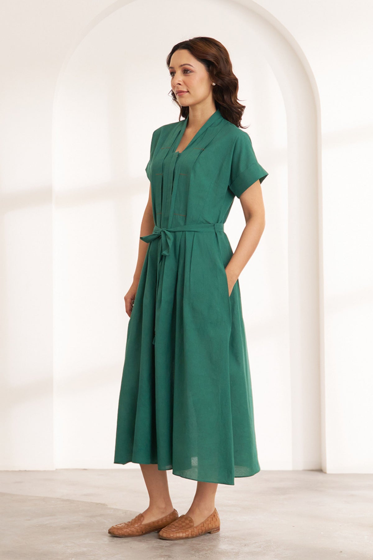 The Forest Green Dress