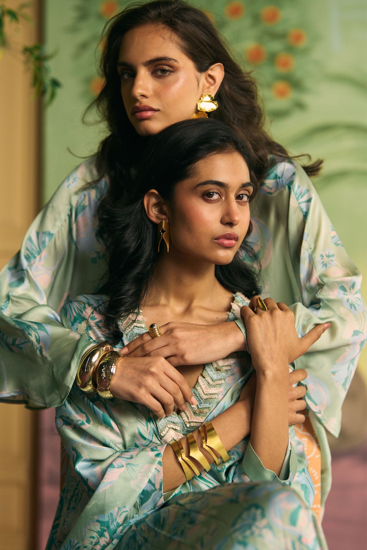 Mint Green Flow Kaftan