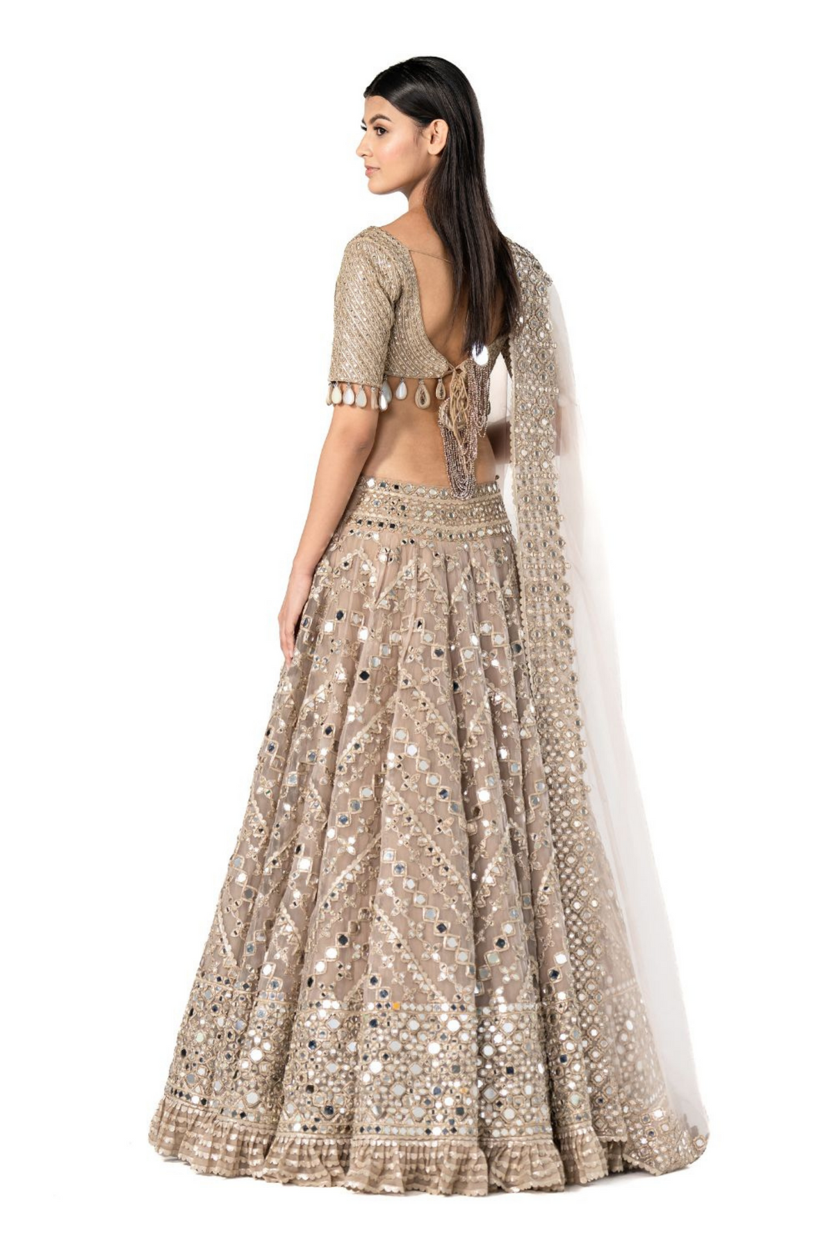 Moon Grey Lehenga Set