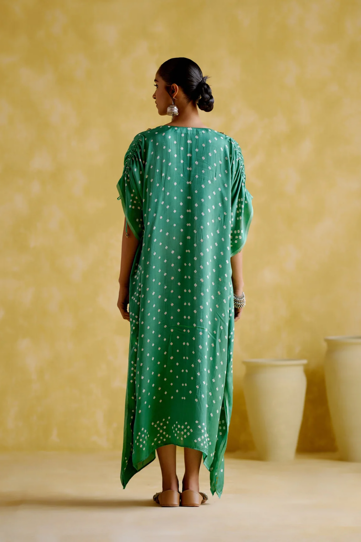 Dakshayani Sage Green Kaftan