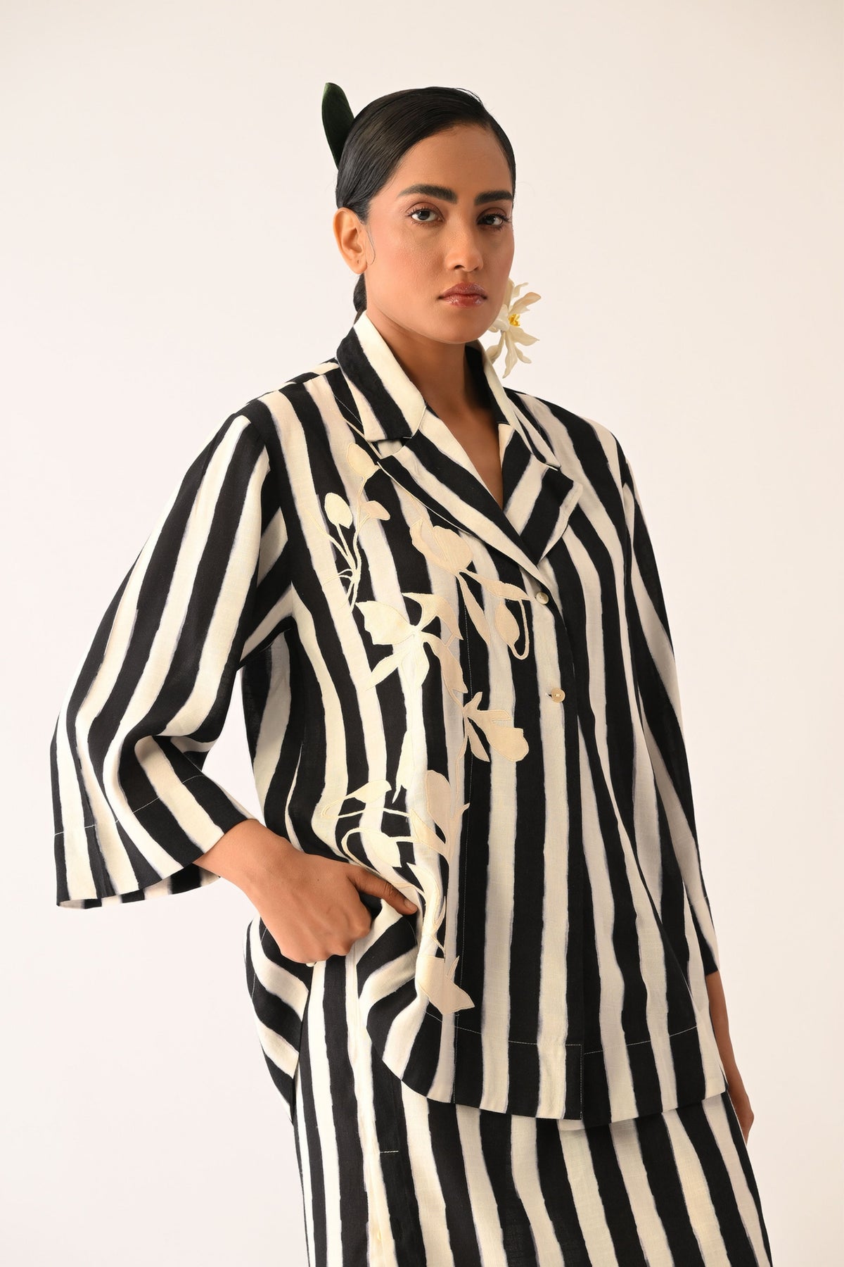 Revolt Psyflora Applique Jacket