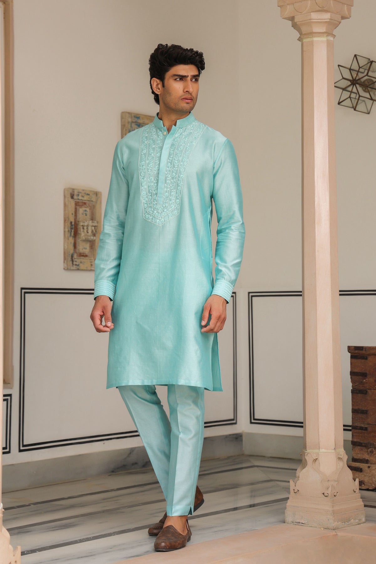 Gulzar Floral Embroidered Kurta Set