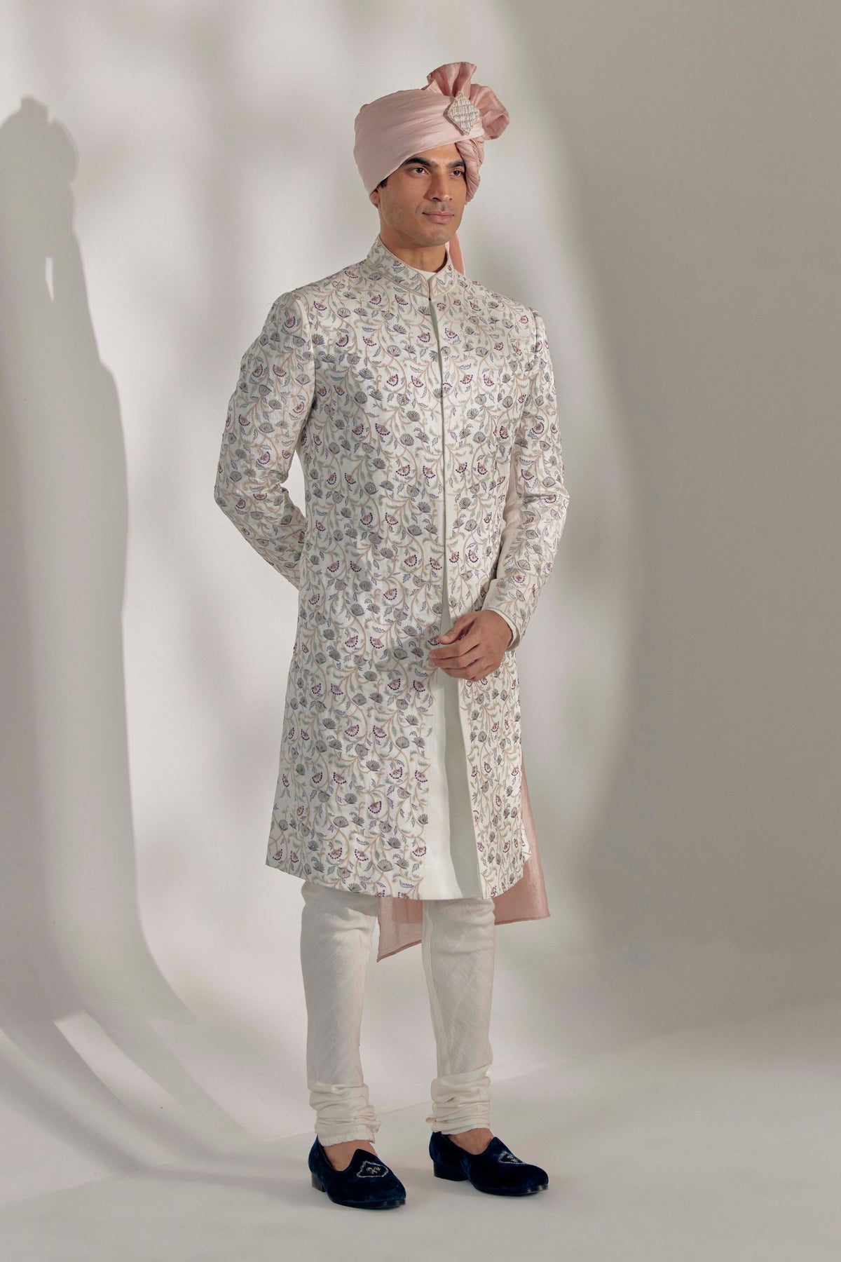 White Vine Sherwani