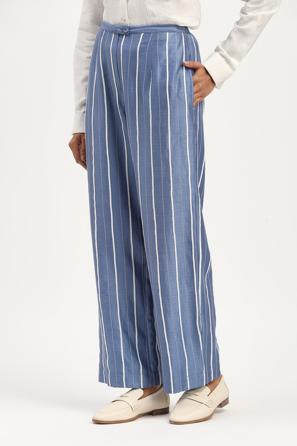 Blue Stripe Trouser