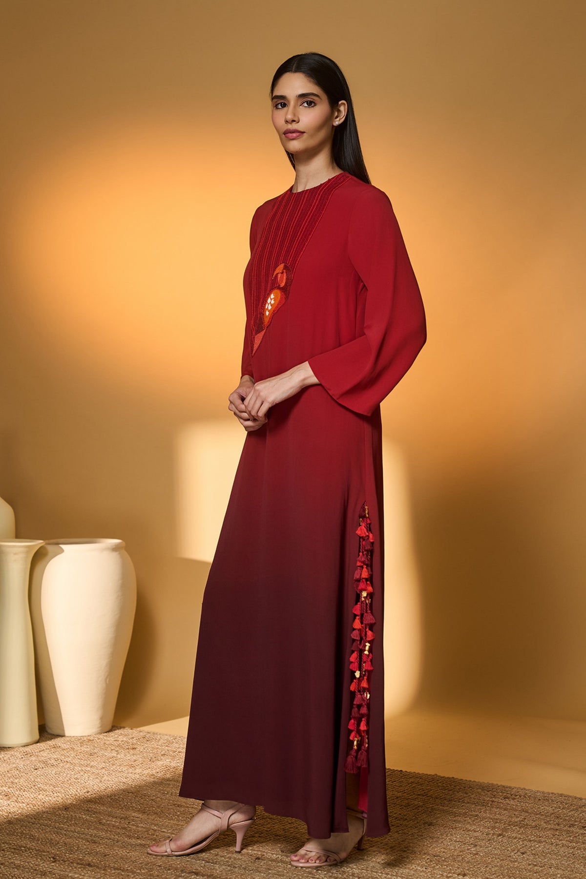 Scarletwing Flock Kaftan