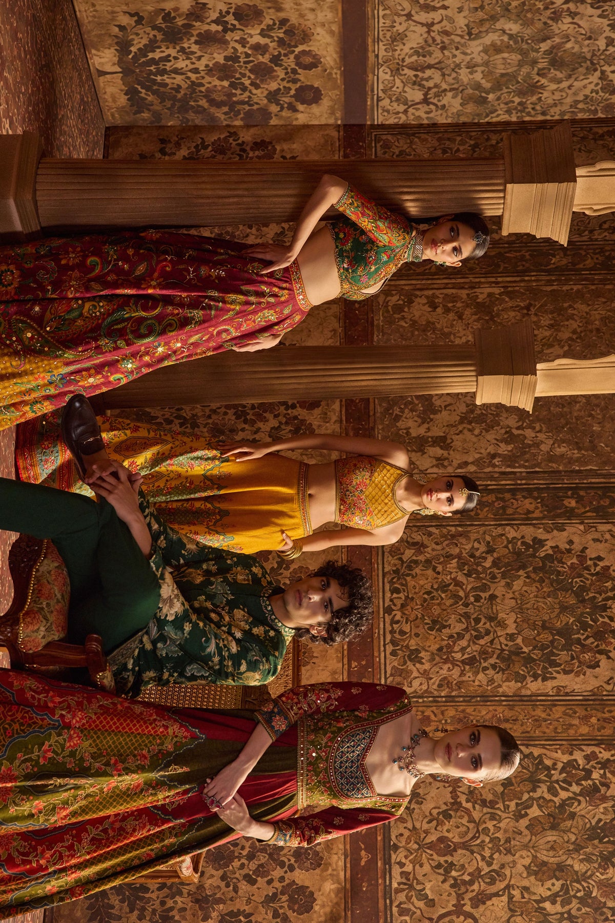 Riddhima Rust Lehenga Set