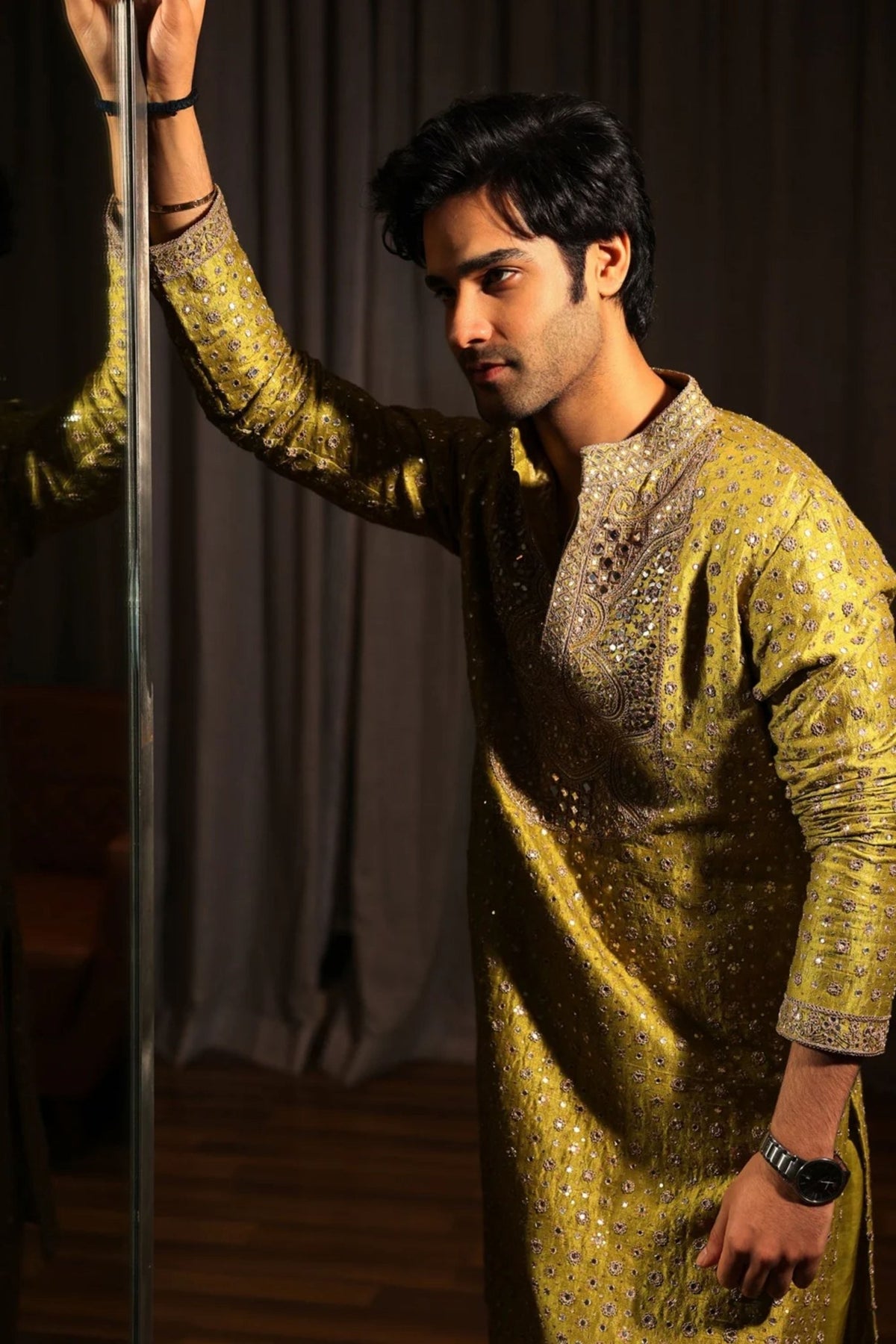 Aaman Devgan in Punit Balana Menswear