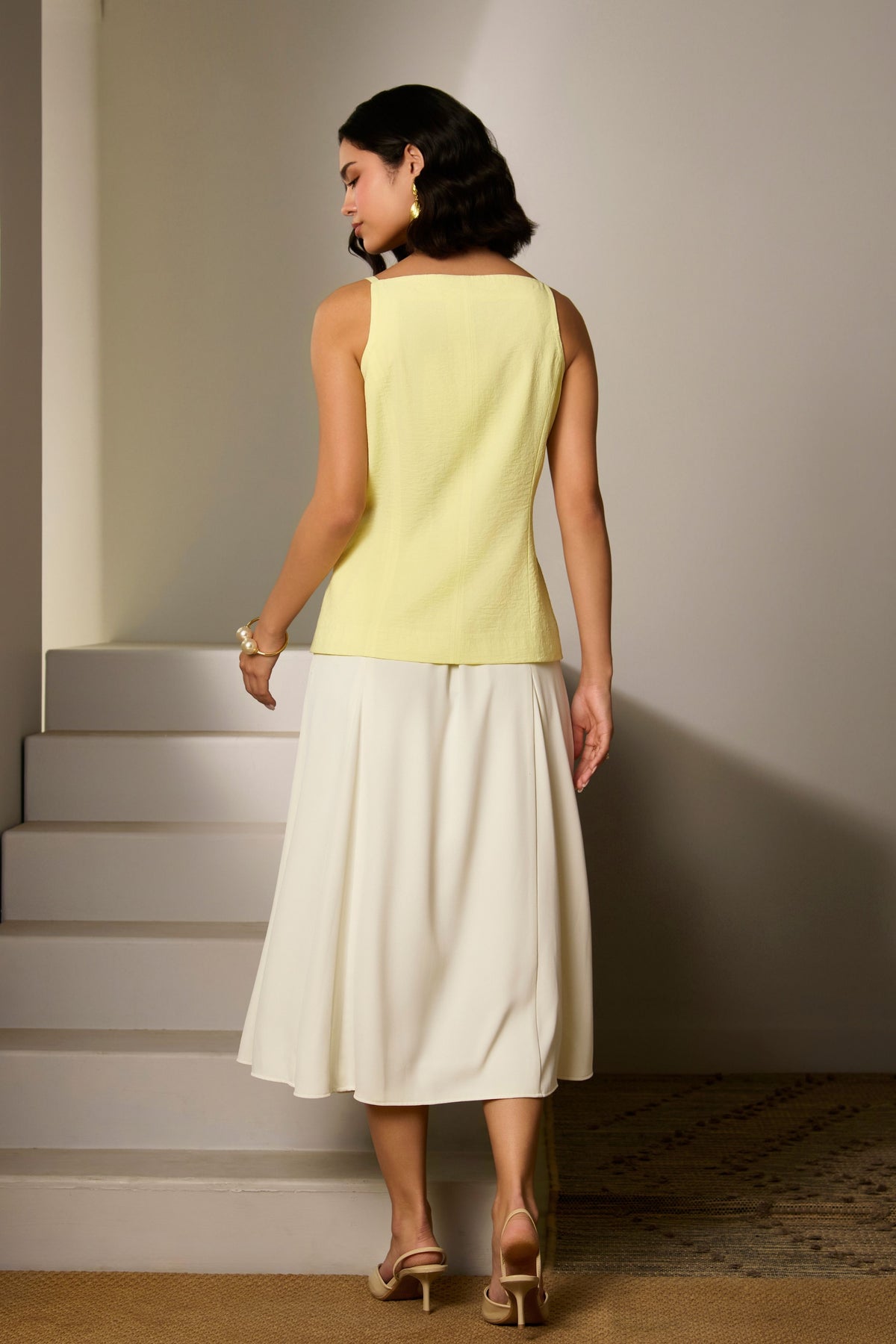 Zora Butter Yellow Co-ord Set