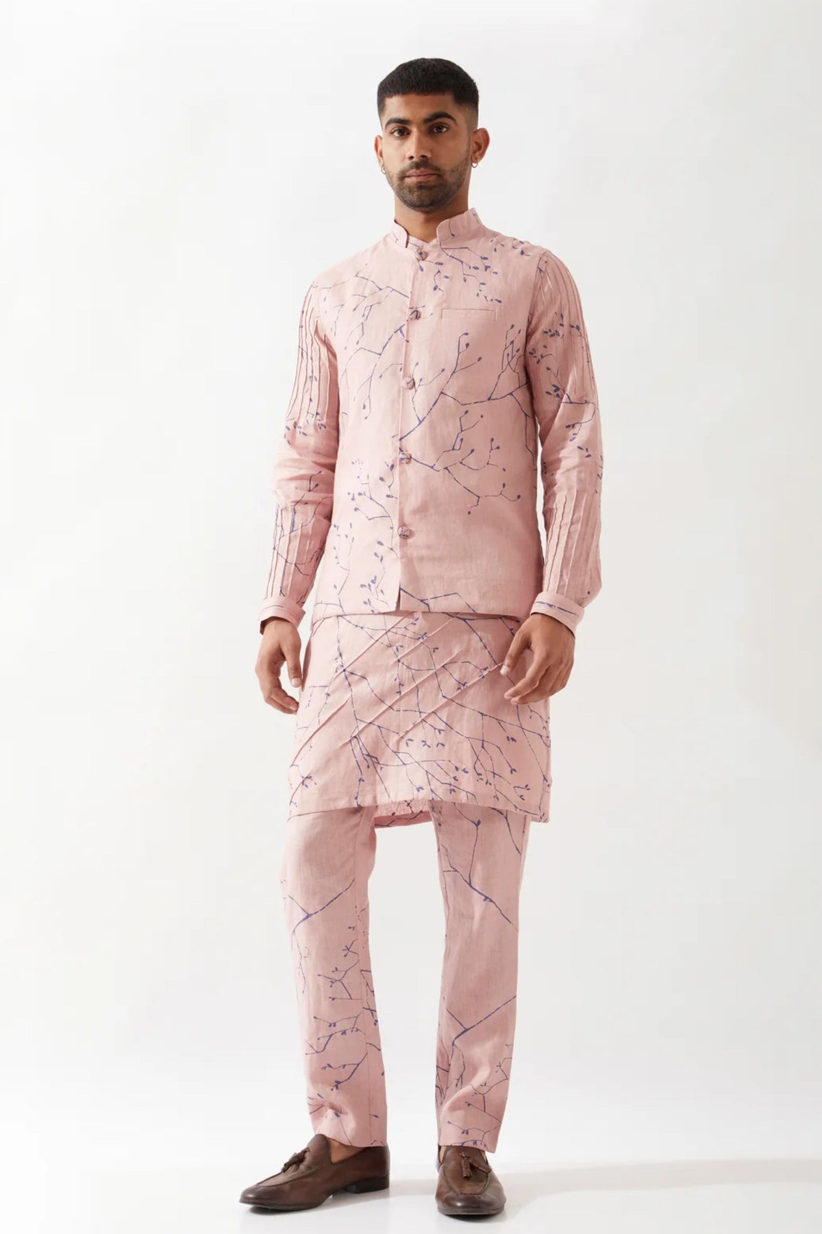 Madox Branch Pink Bandi Set
