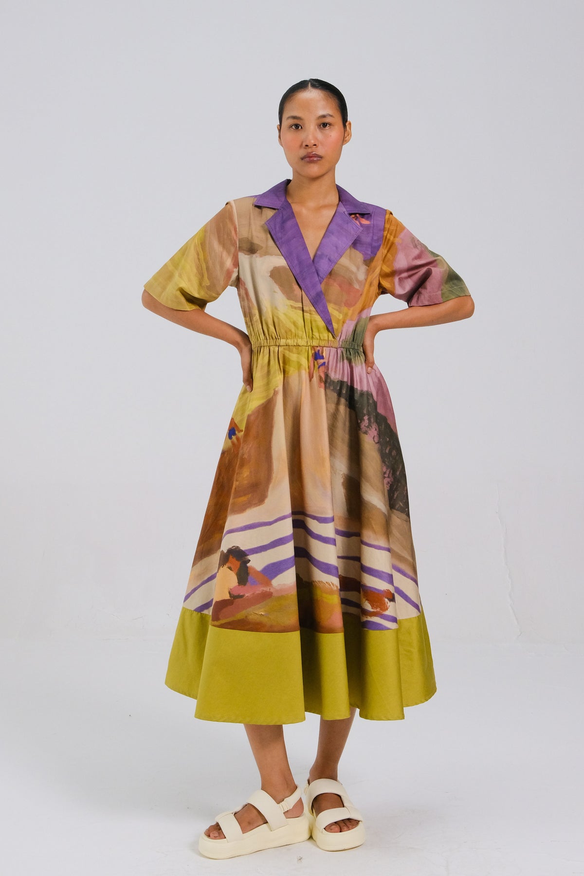 Swimmers Printblock Dress