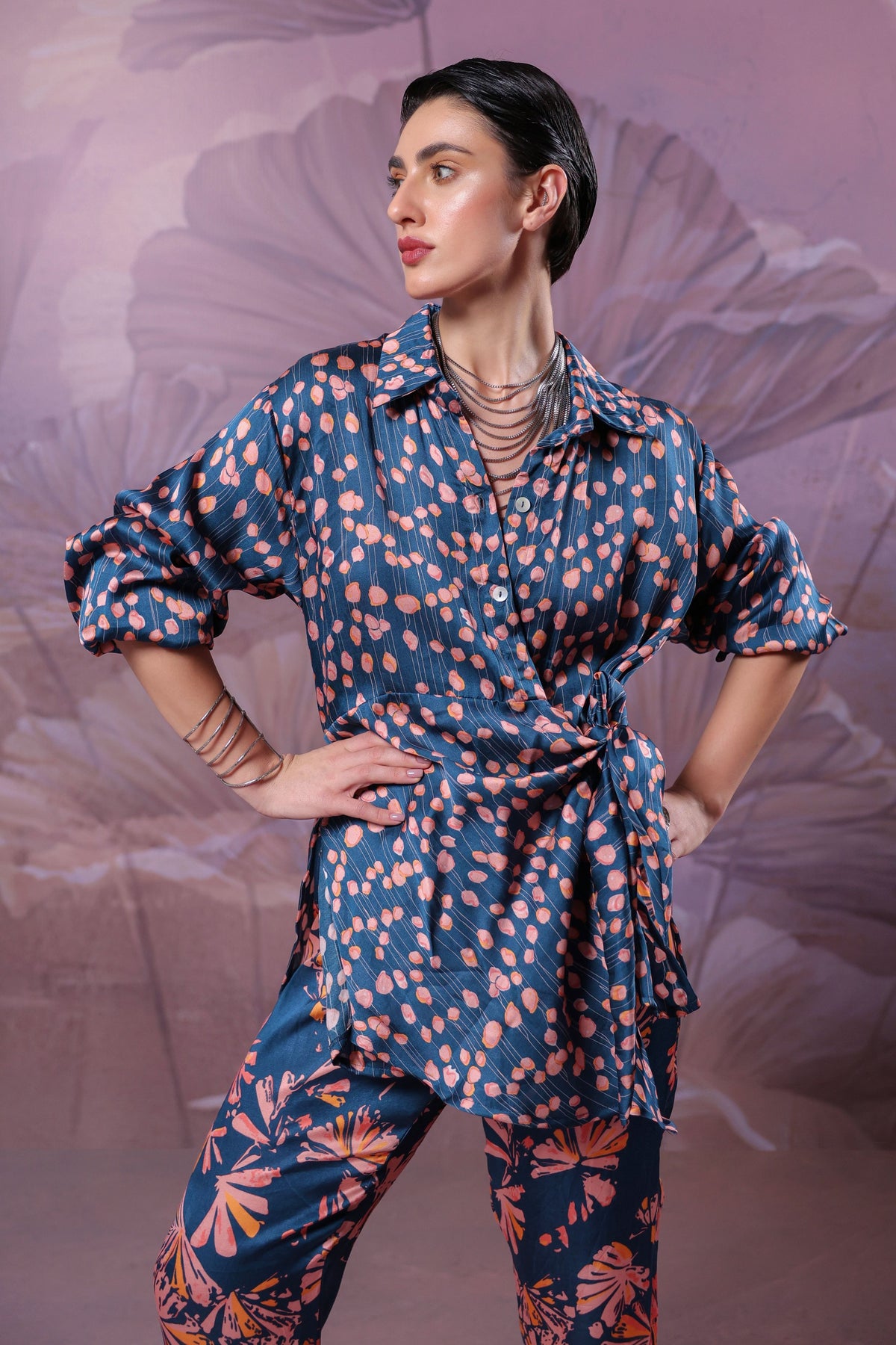 Prussian Chatterjee Co-ord Set