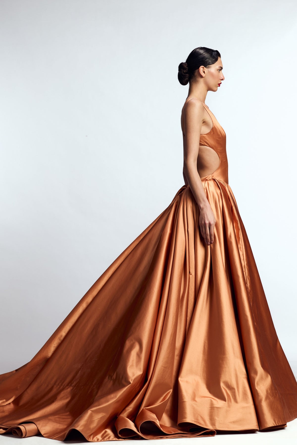 Structured Column Gown