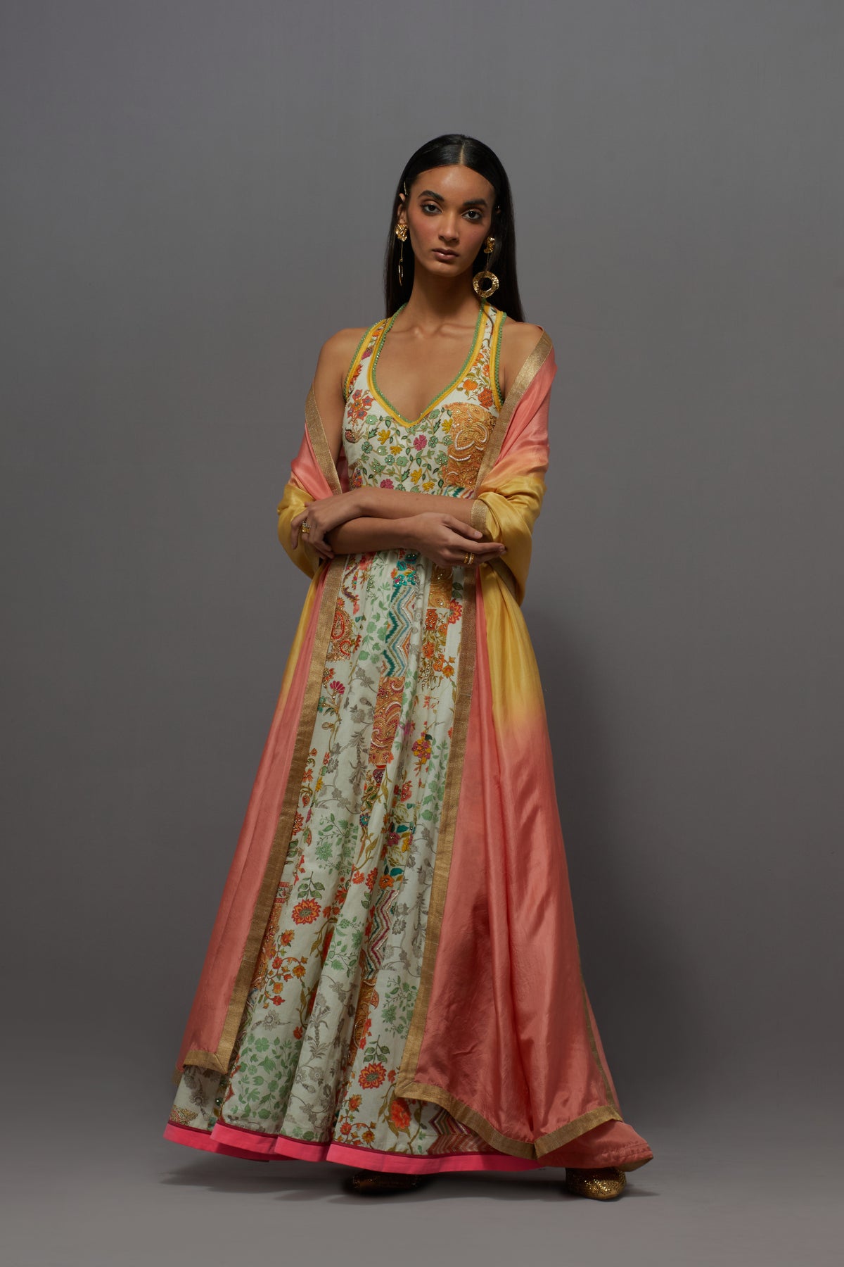 Cotton Silk Kalidar Set