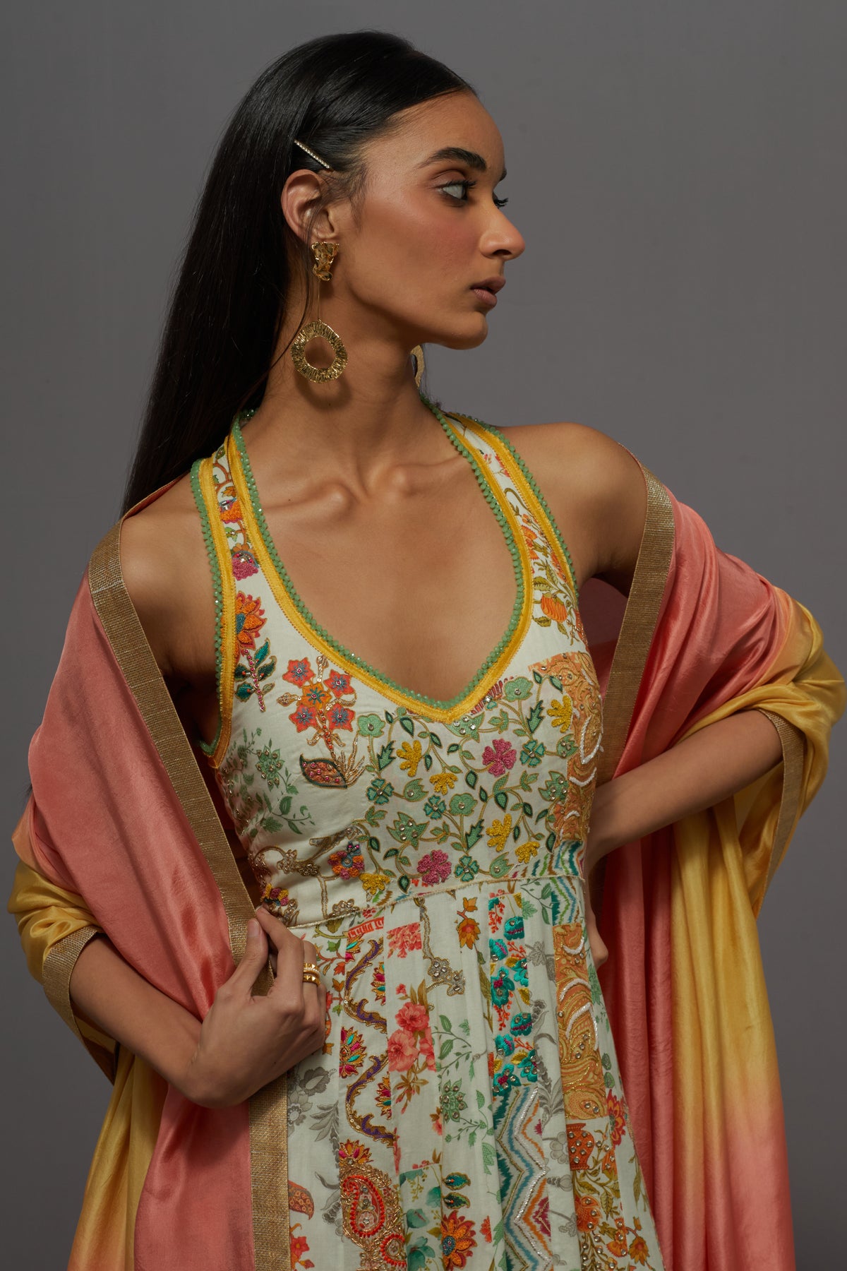 Cotton Silk Kalidar Set