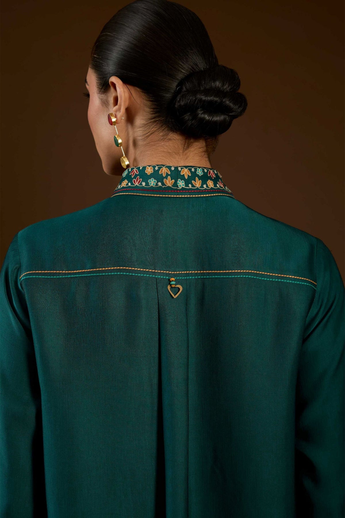 Teal Aari Co-ord Set