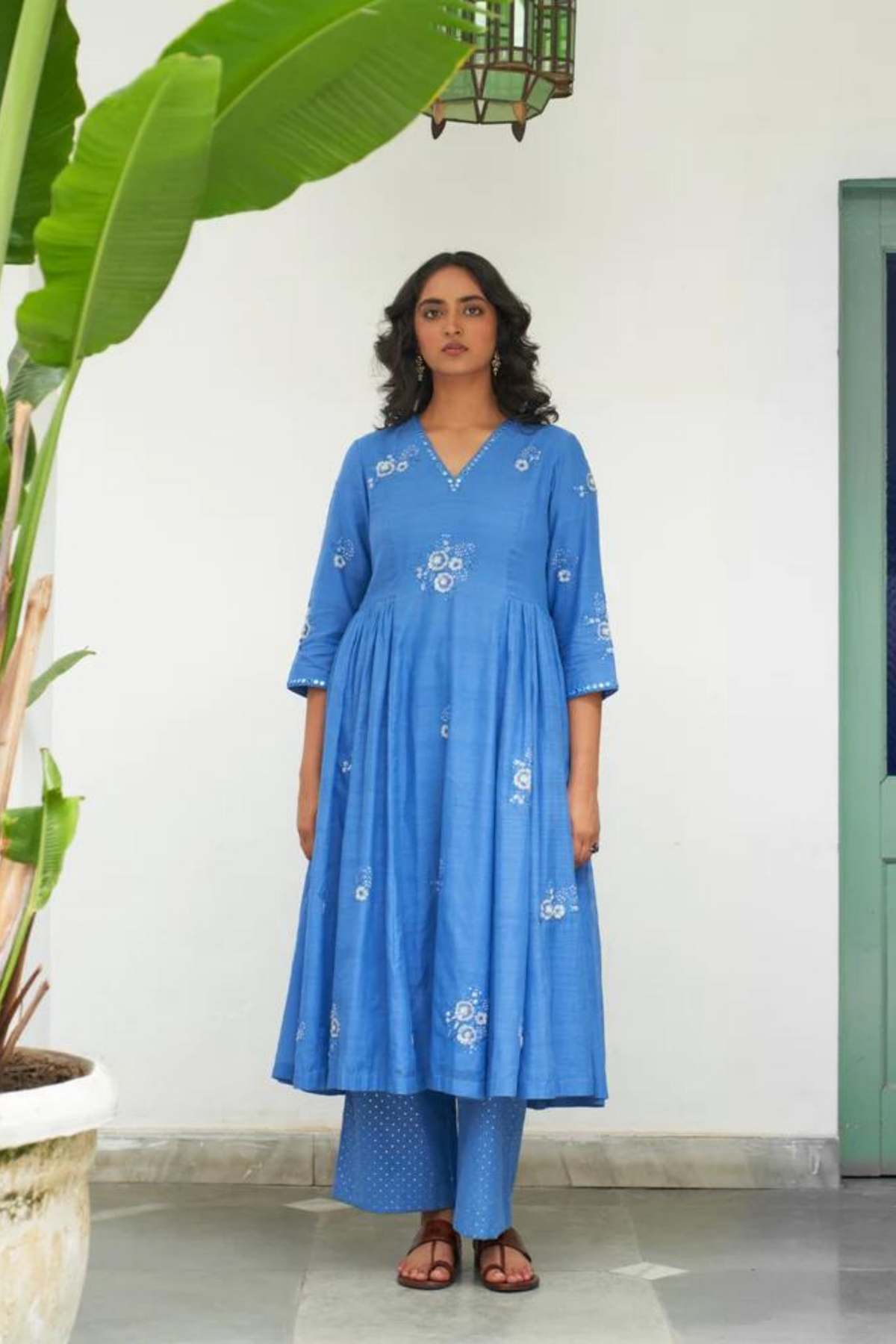 Asmani Sitara Kali Kurta Set