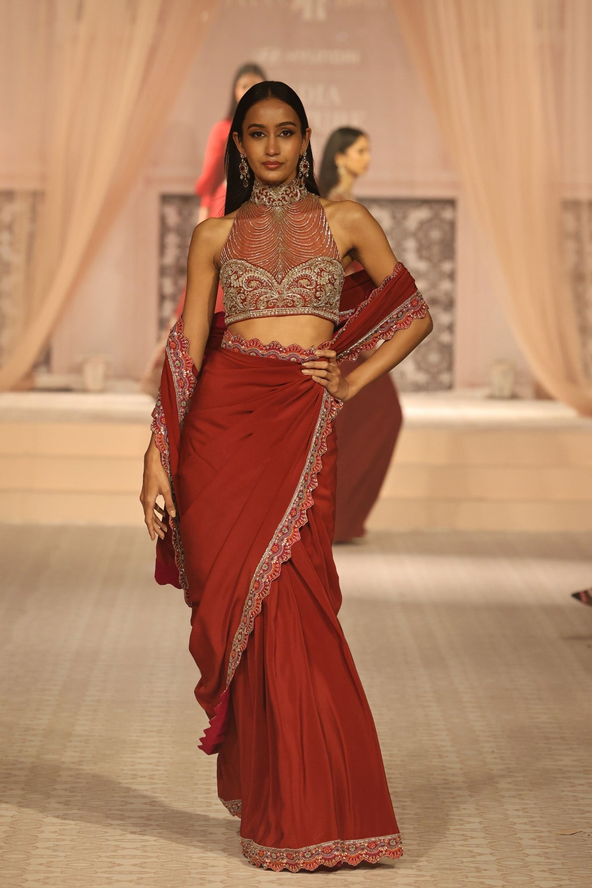 Zinnia Saree Set