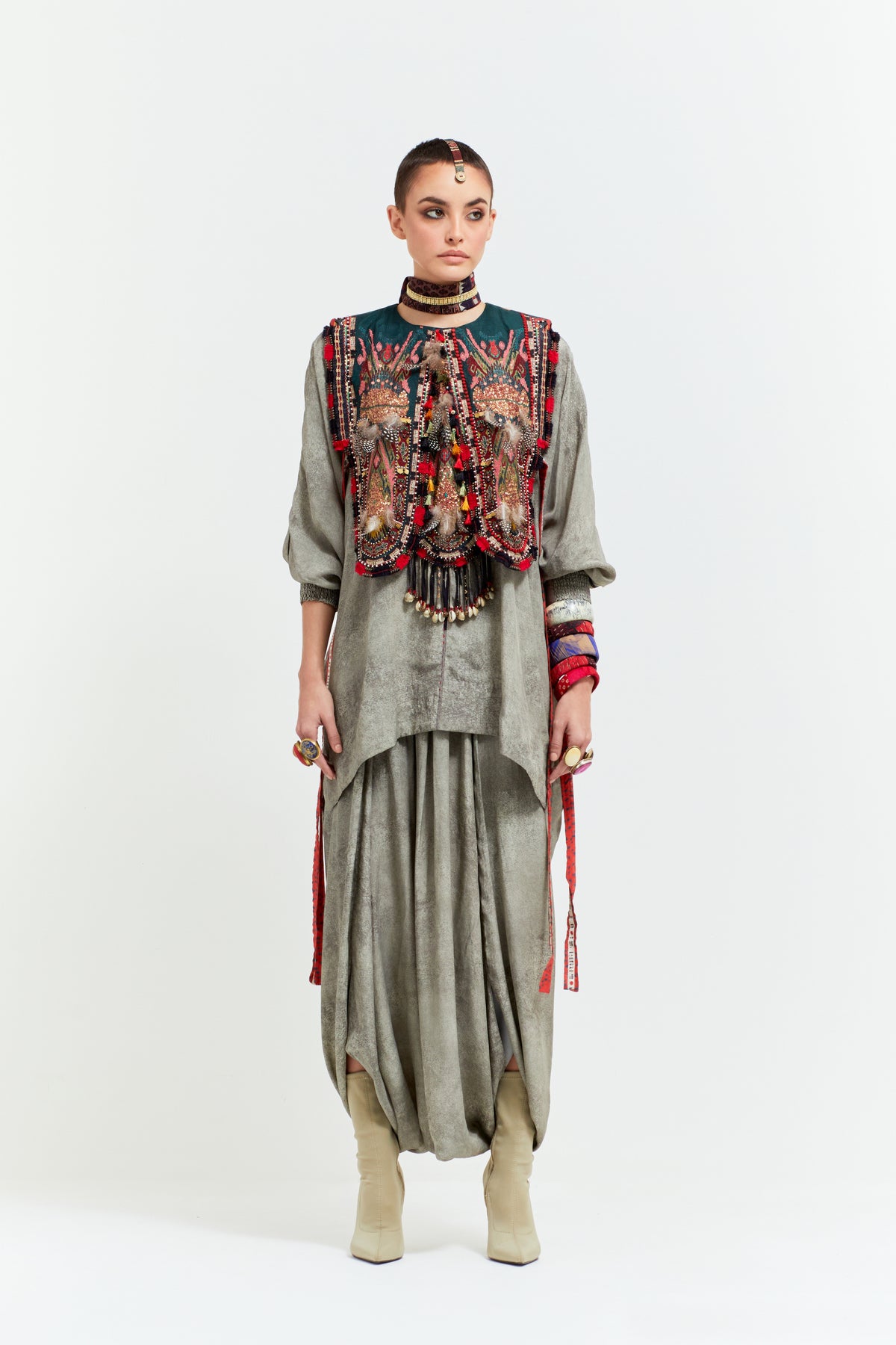Zuri Gilet Set