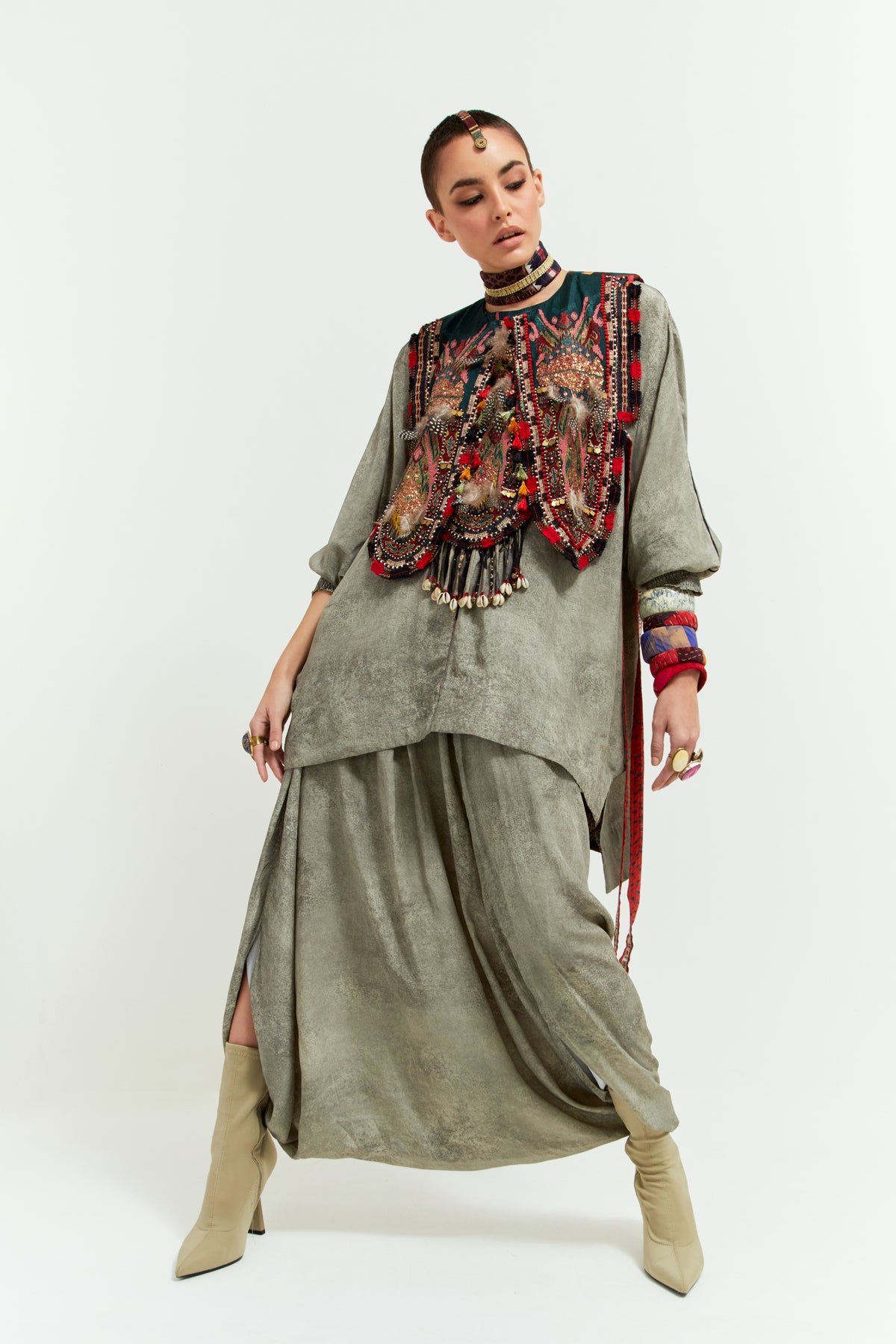 Zuri Gilet Set