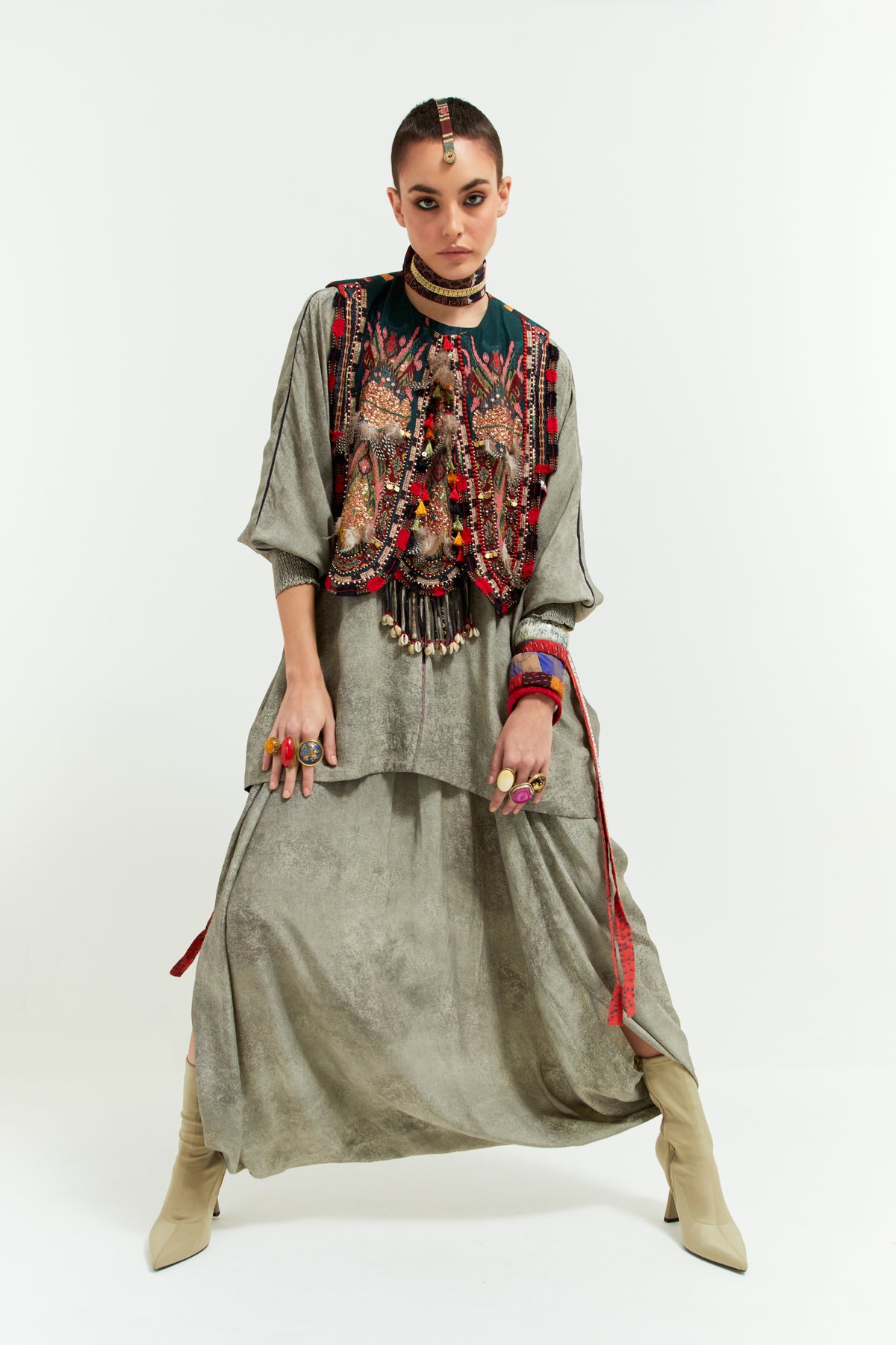 Zuri Gilet Set