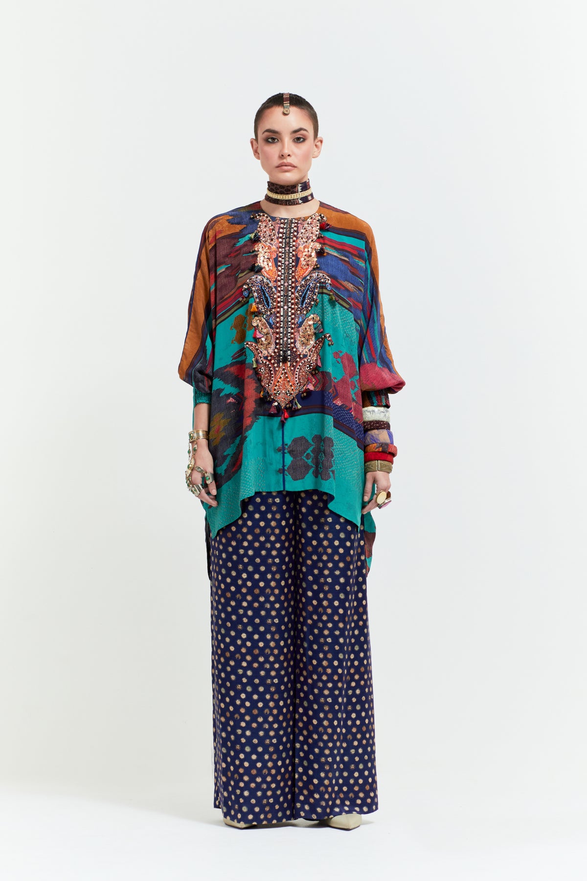 Kuru Trapeze Kurti Set