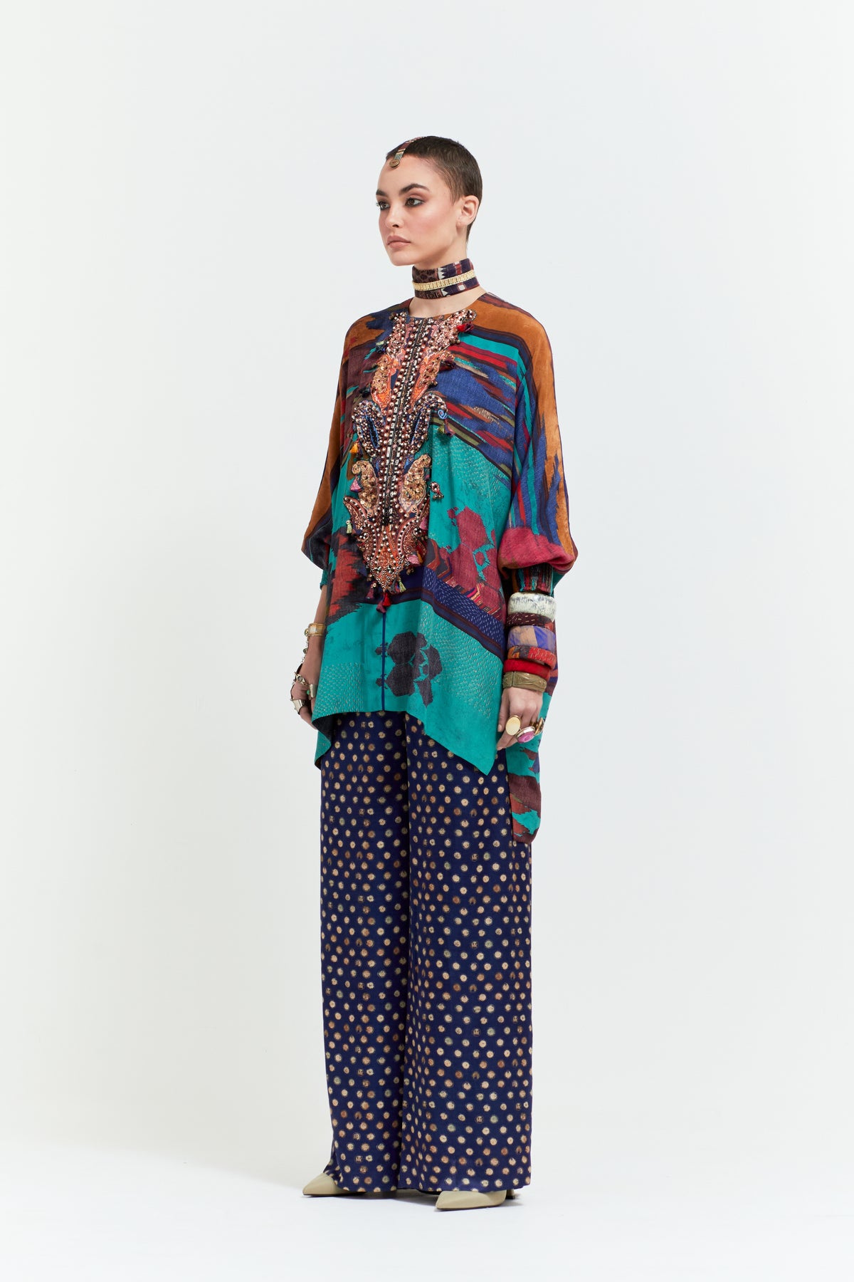 Kuru Trapeze Kurti Set