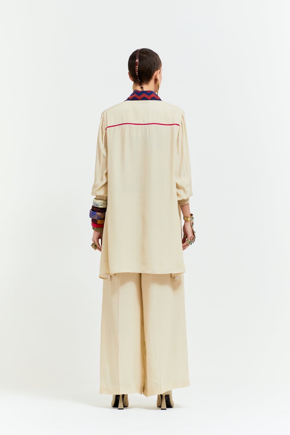 Atri Straight Shirt Set