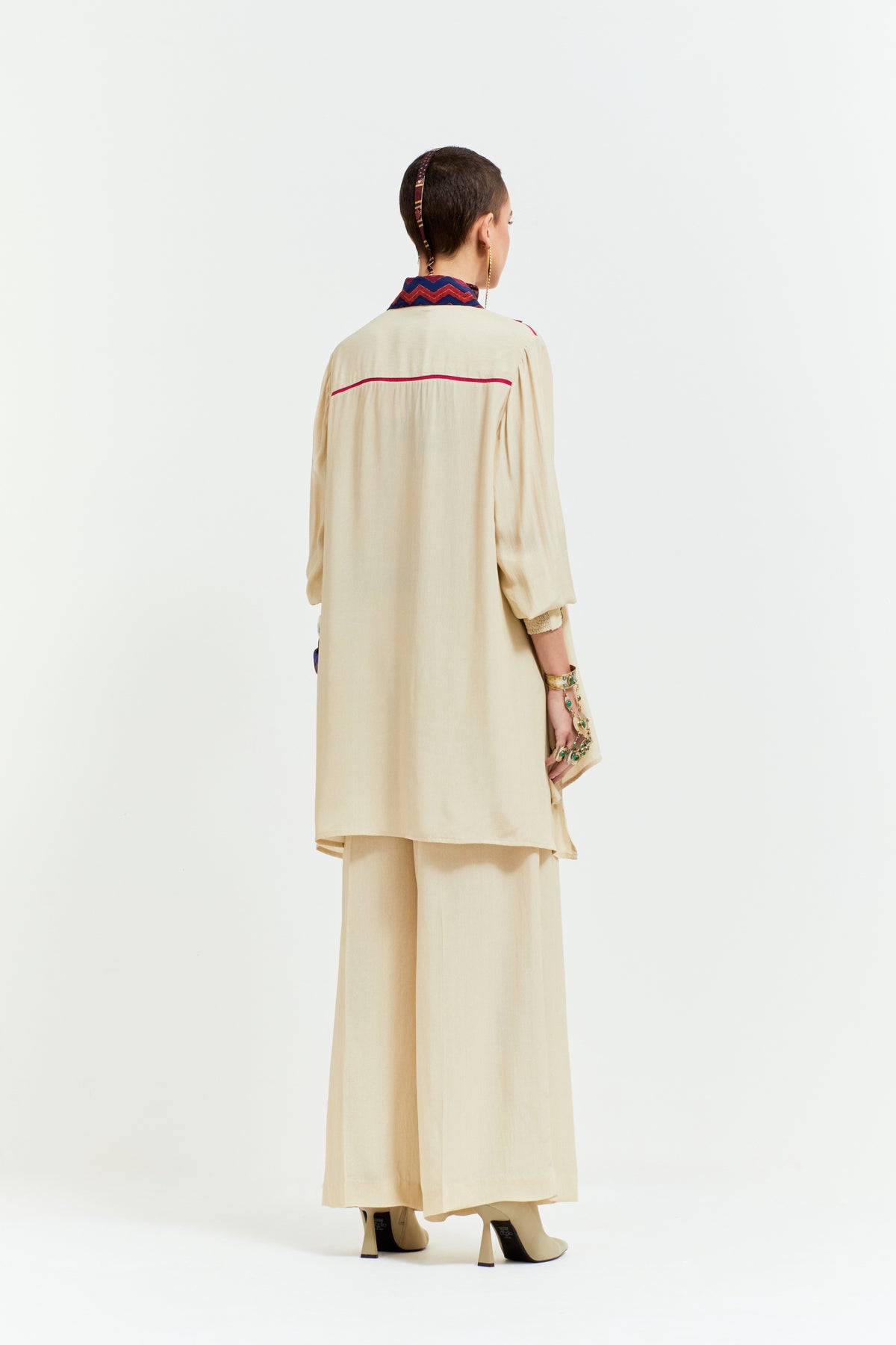 Atri Straight Shirt Set