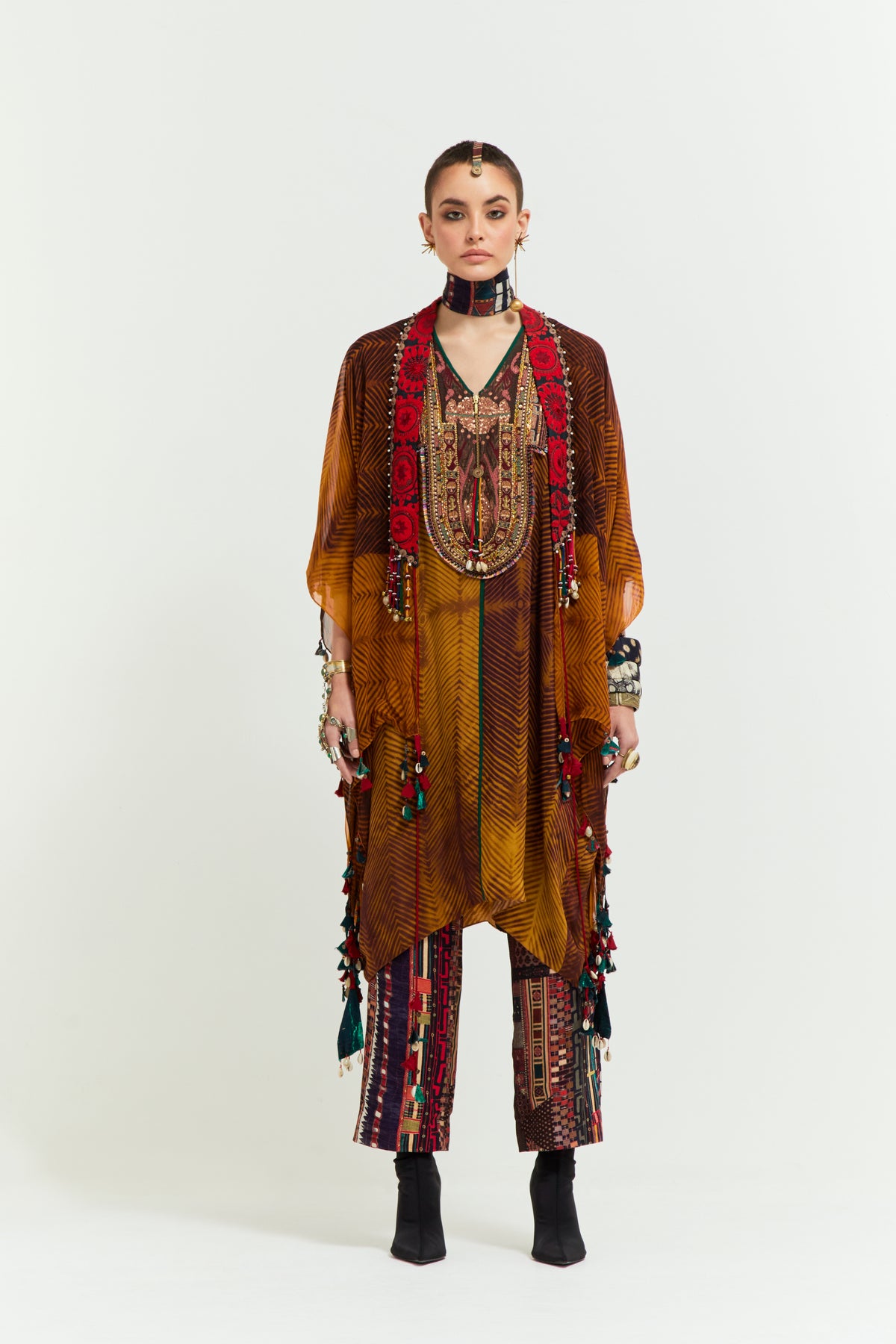 Veni Dupatta Jacket Set