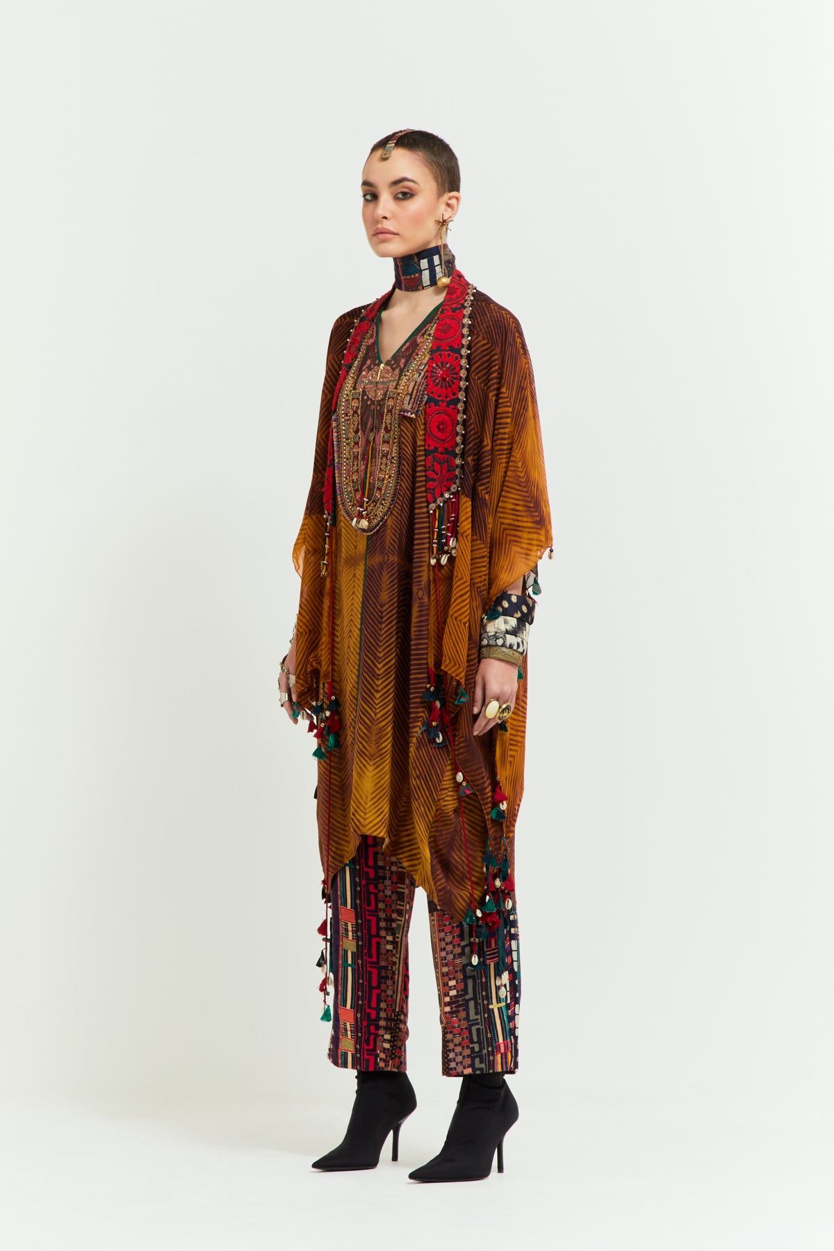 Veni Dupatta Jacket Set