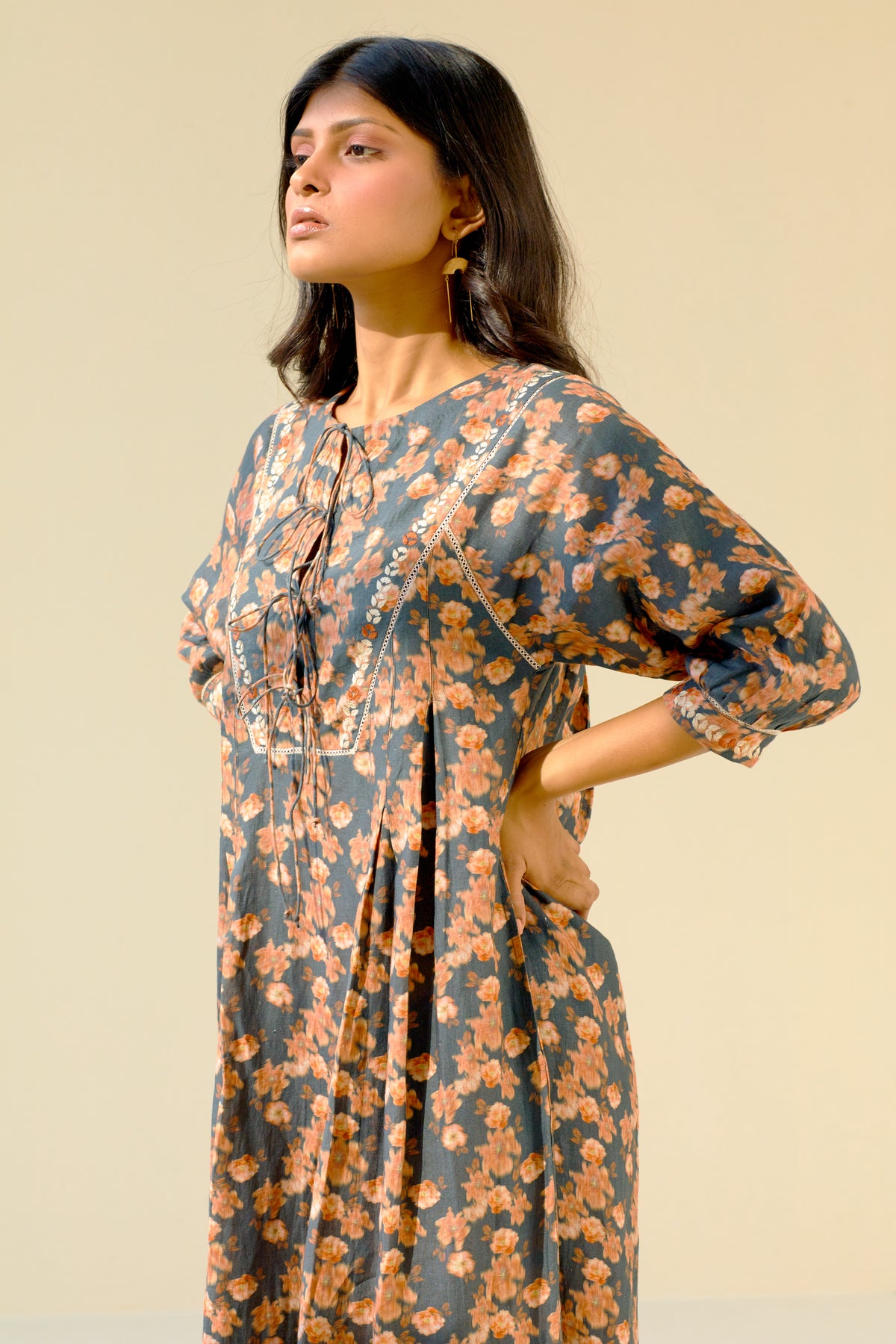 Norah pleated dress