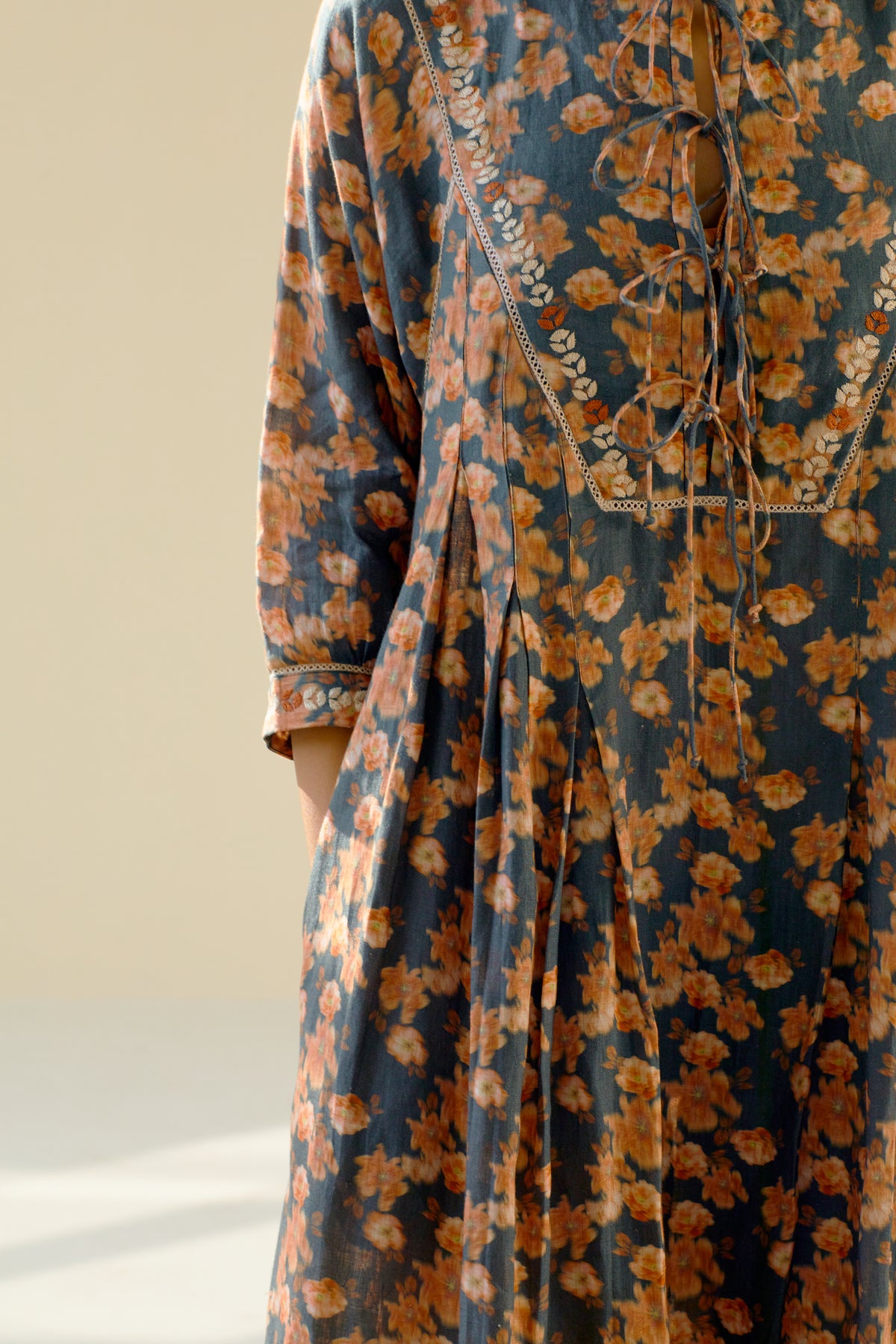 Norah pleated dress