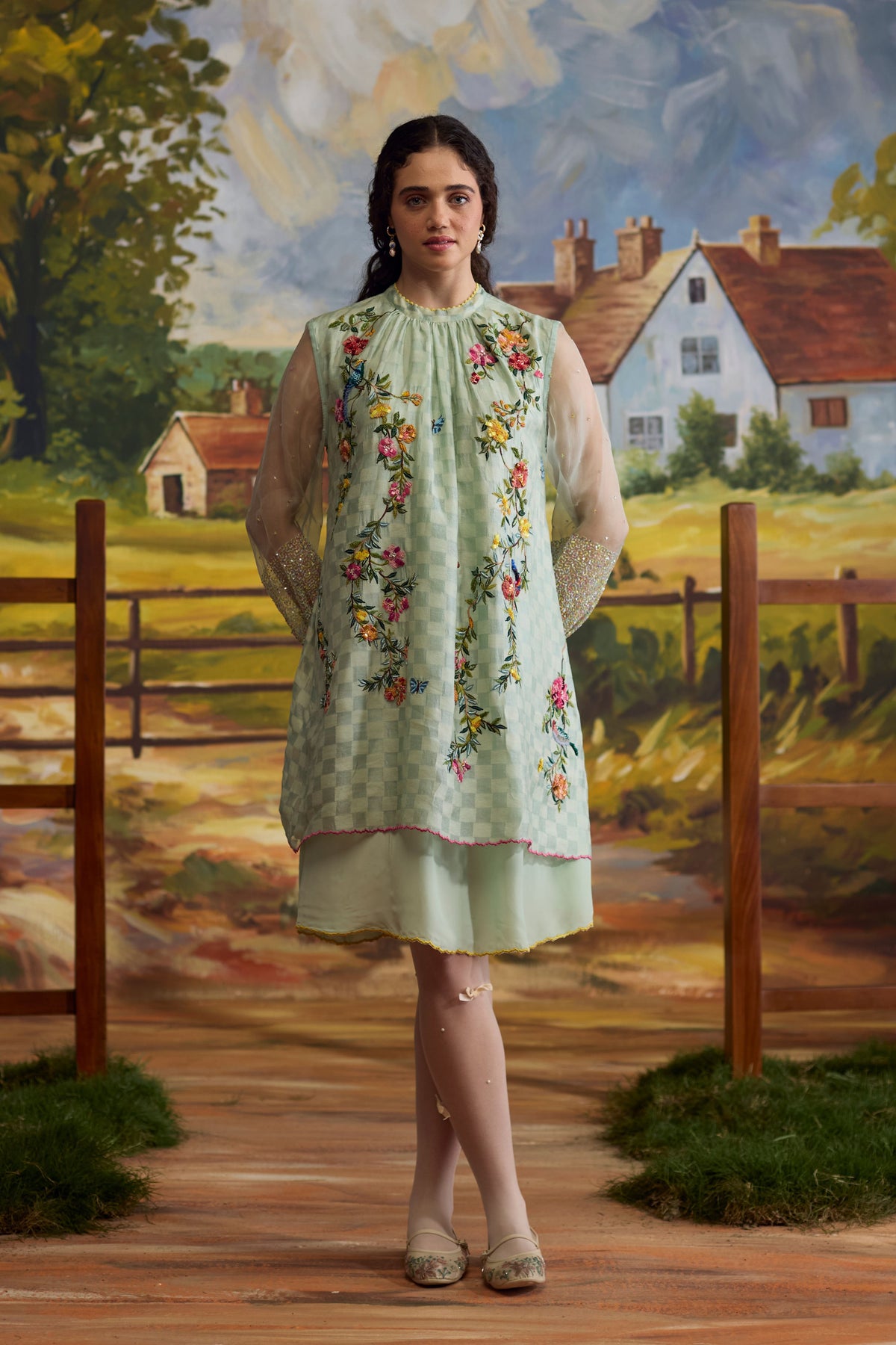 Meadow Checkered Dress
