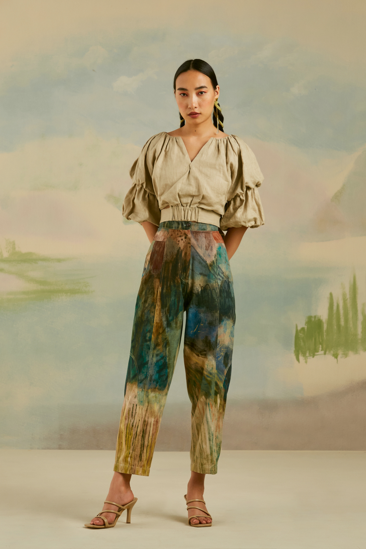 Valley Top Stitch Pants