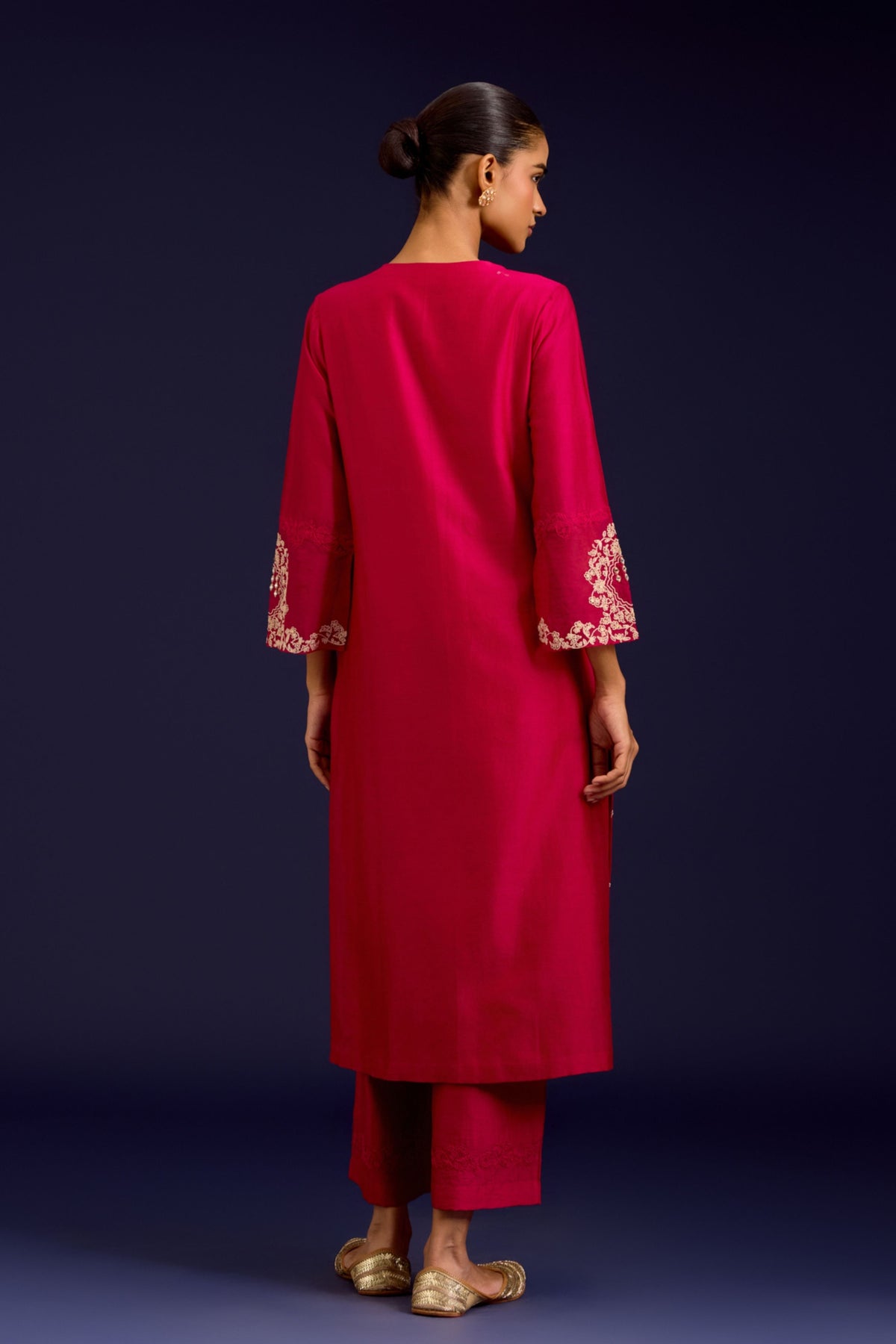 Fuchsia Kurta Set