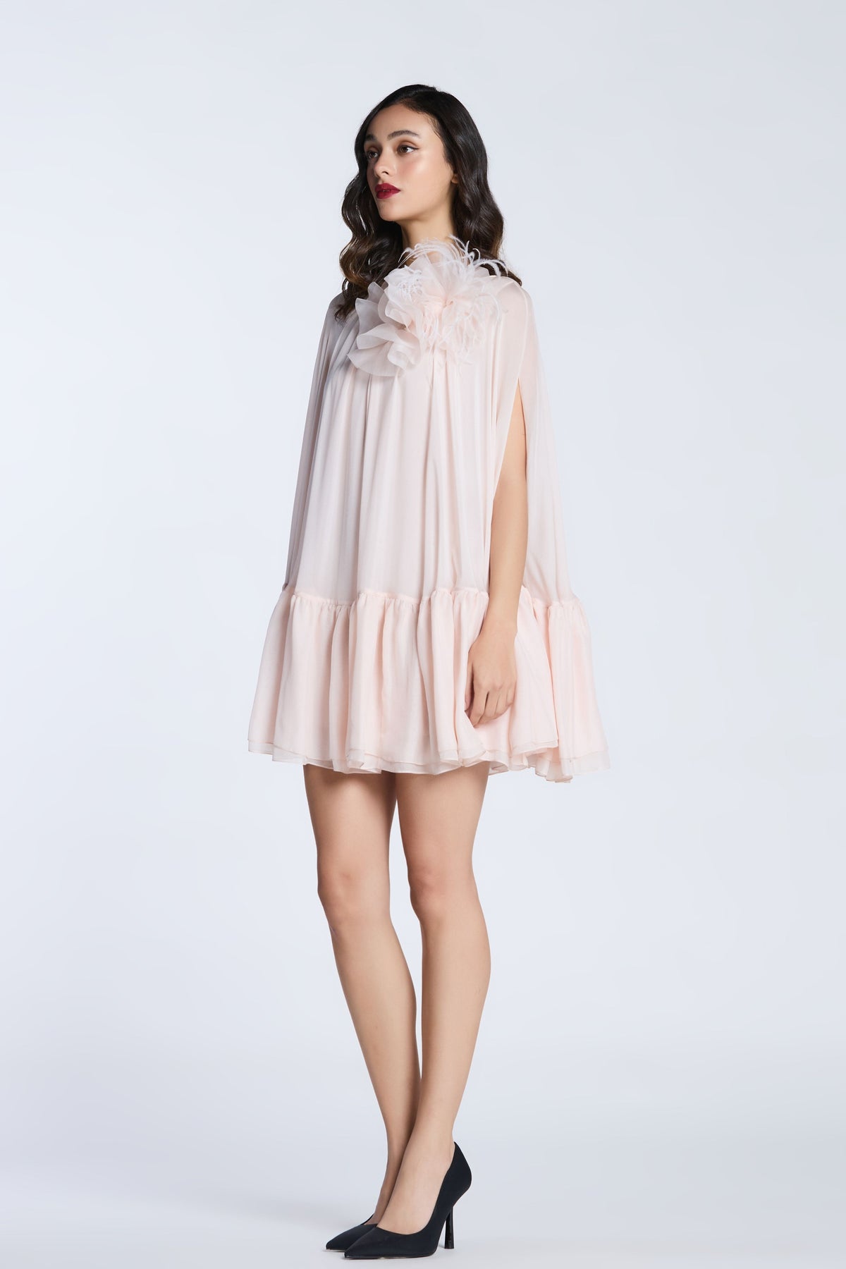 Pink Boat Trapeze Dress