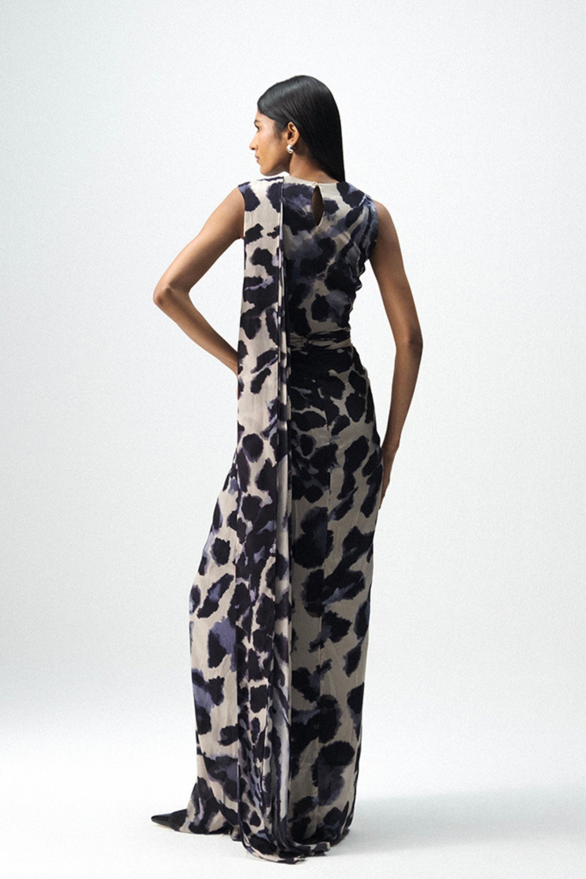 Samburu Draped Saree Set