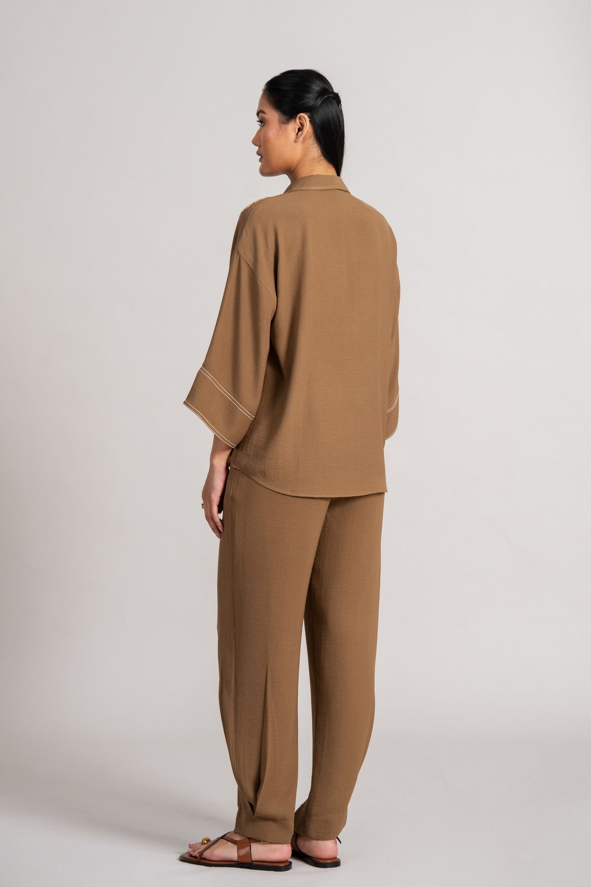 Rose Bunch Front Open Co-ord Set