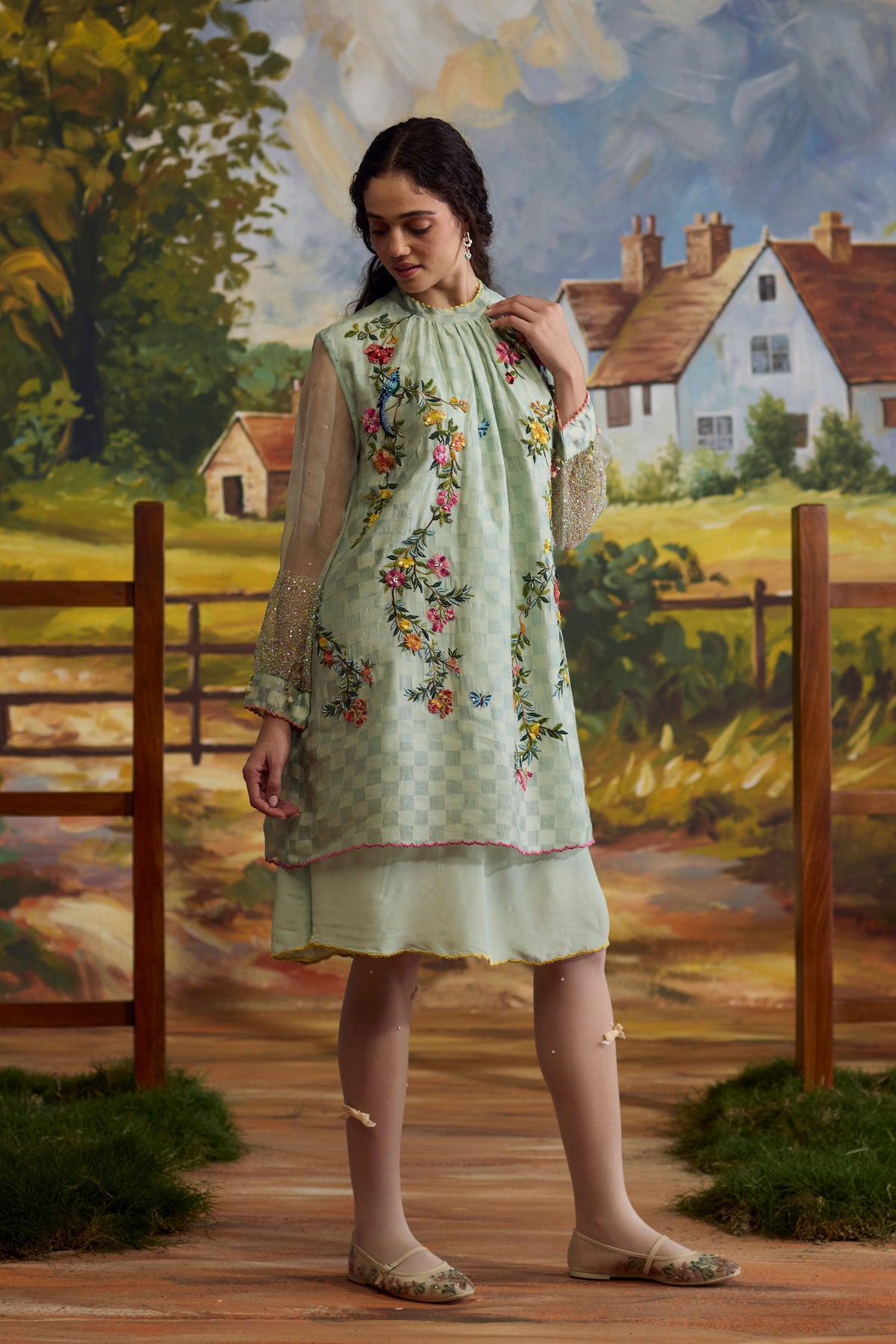Meadow Checkered Dress
