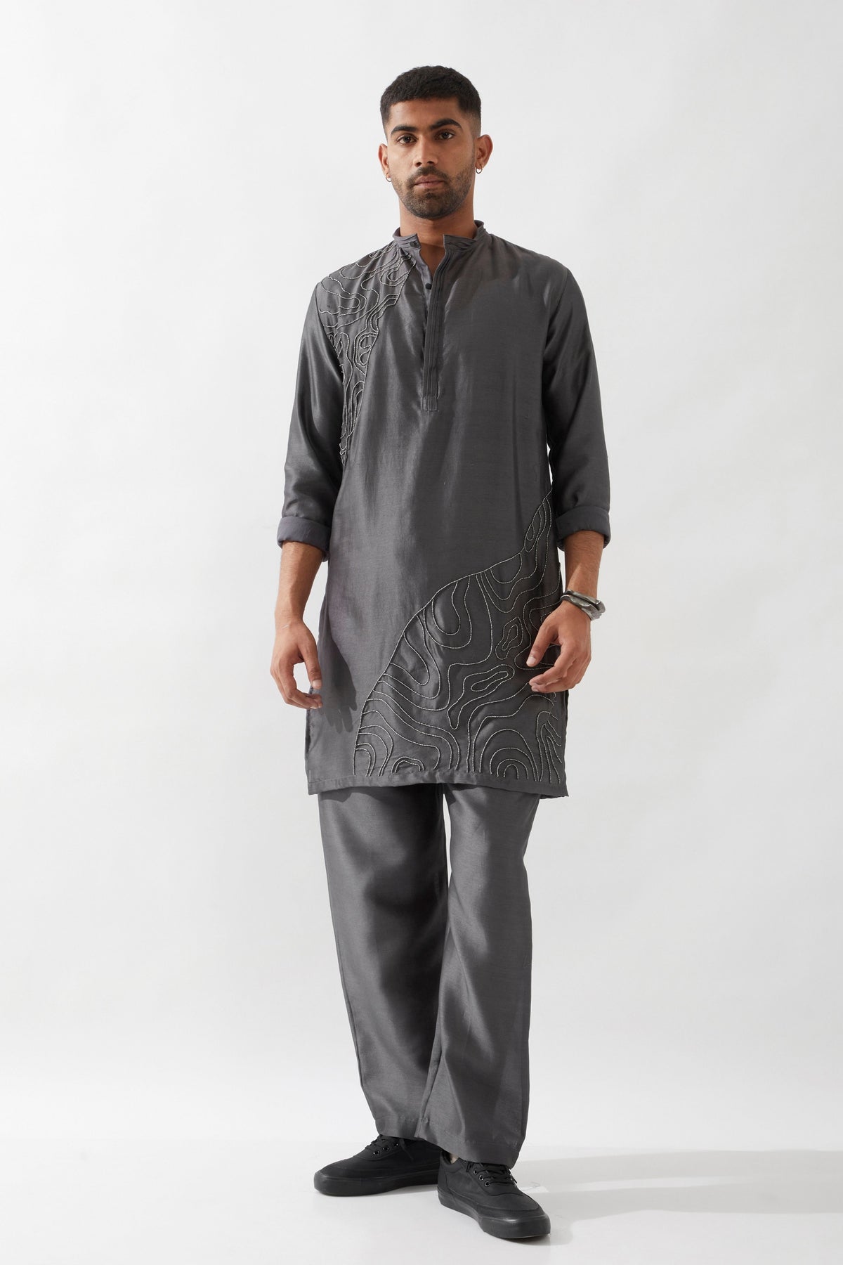Abby Grey Kurta Set