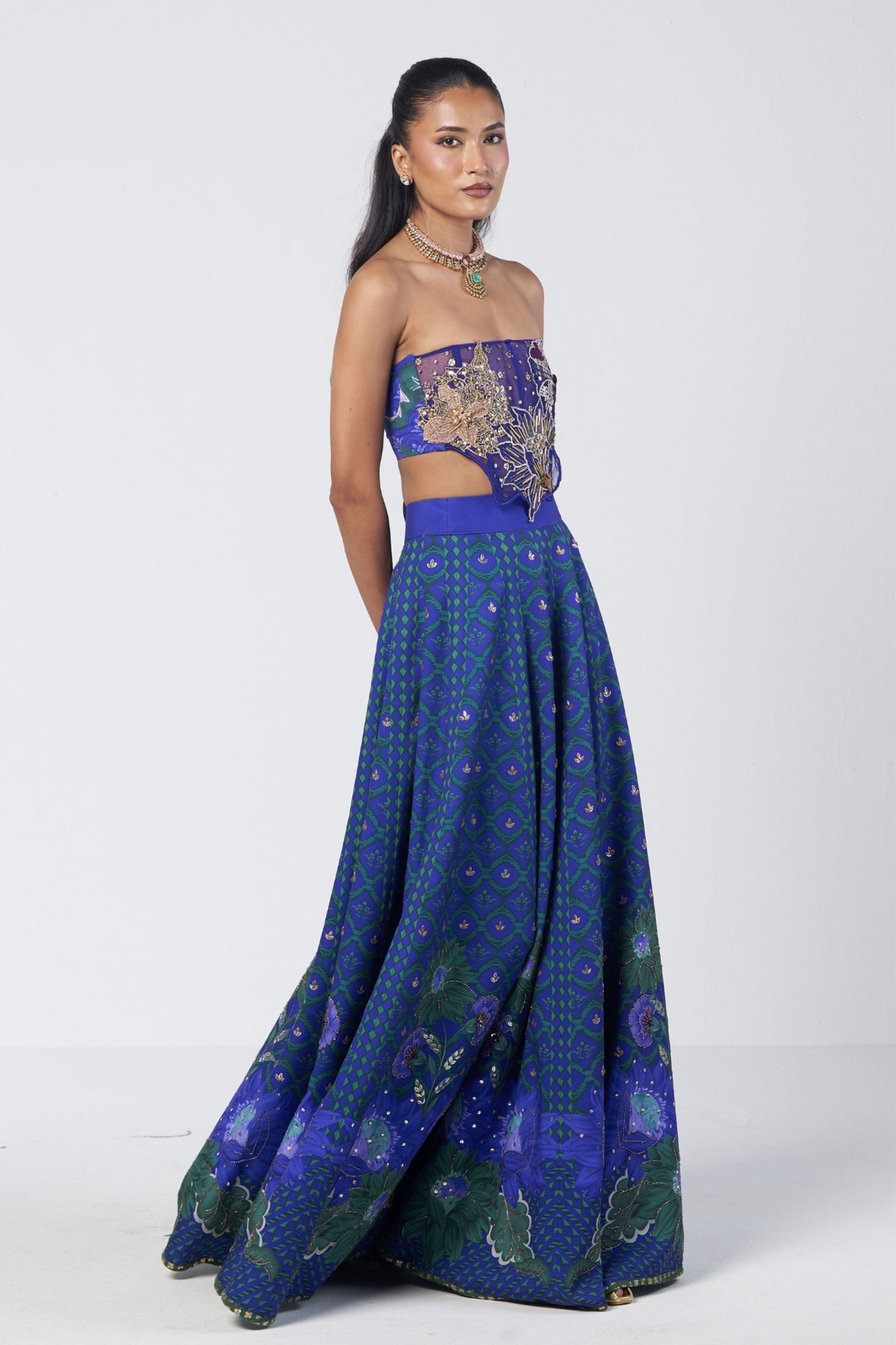 Rim Dilbar Lehenga Set
