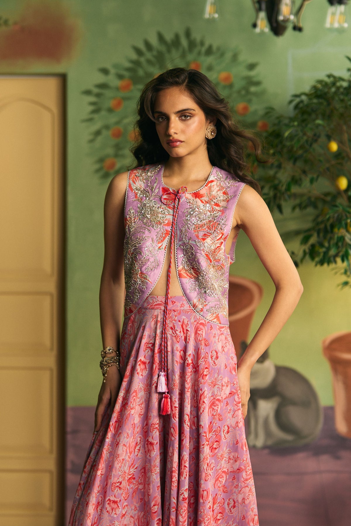 Lilac Garden Lehenga Set