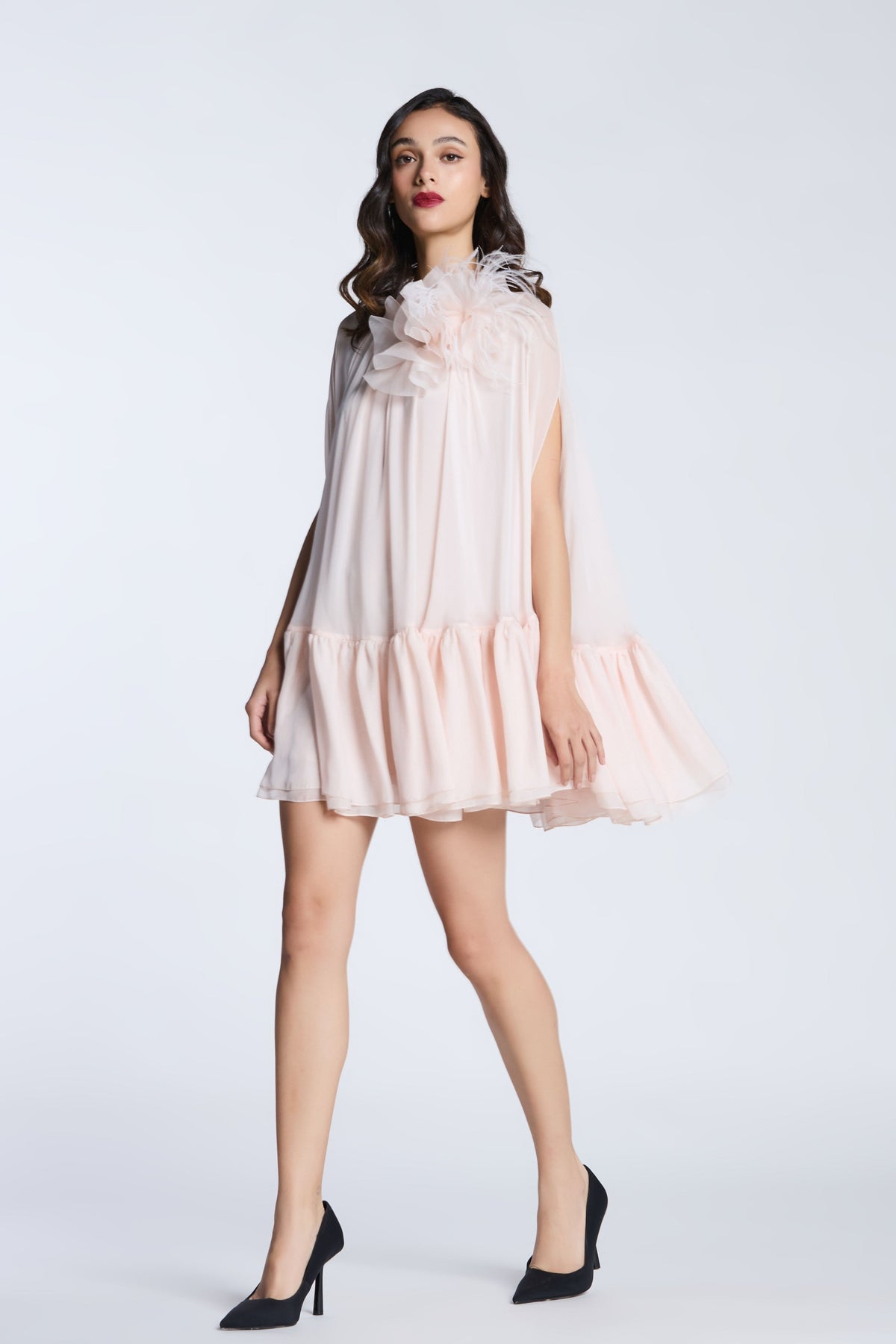 Pink Boat Trapeze Dress