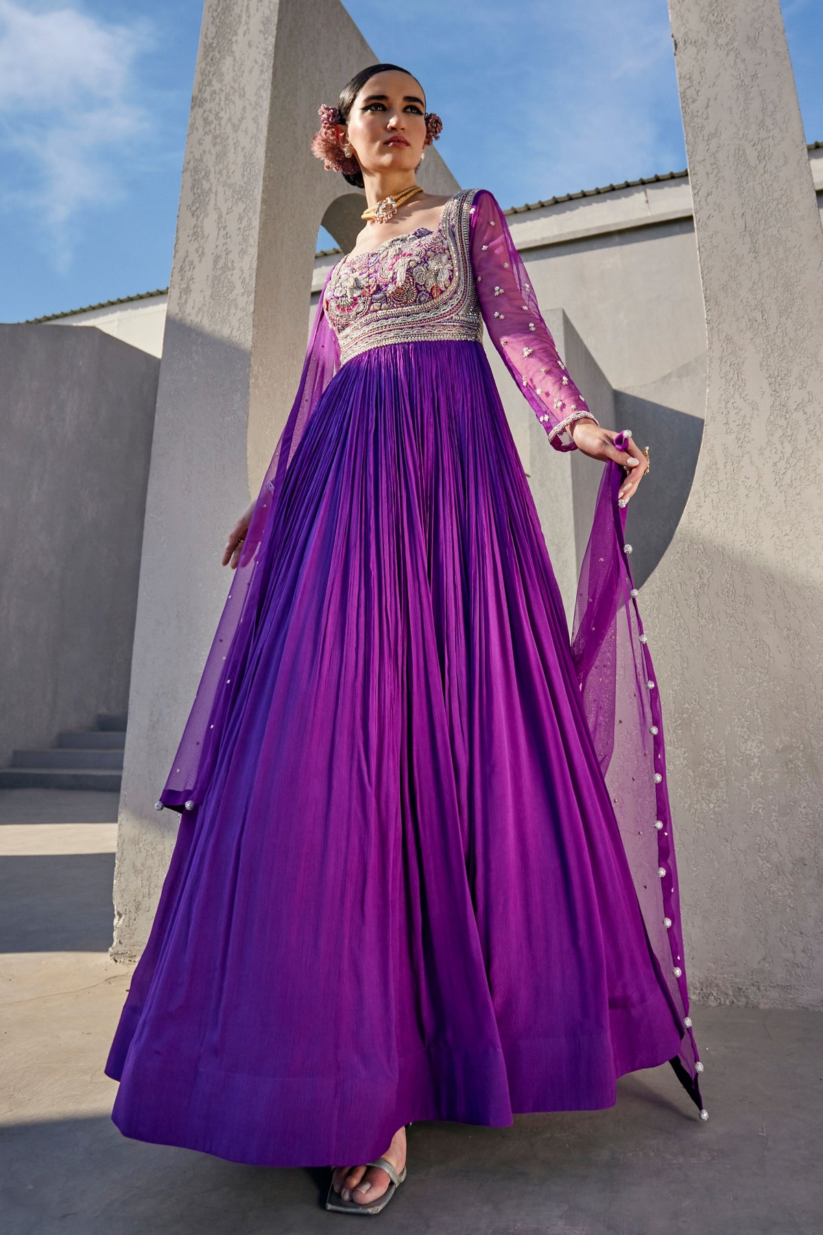 Tithira Anarkali Set
