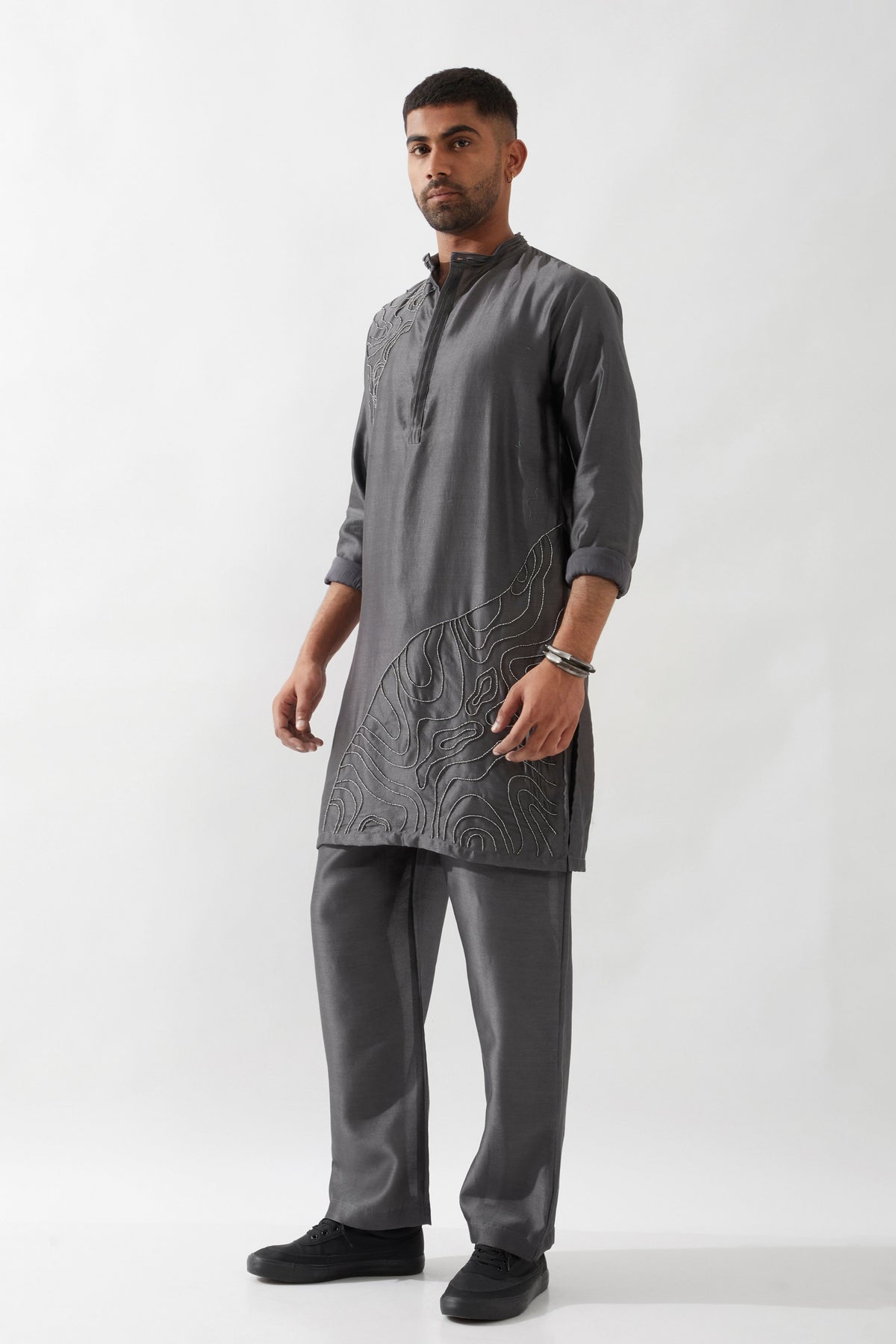 Abby Grey Kurta Set