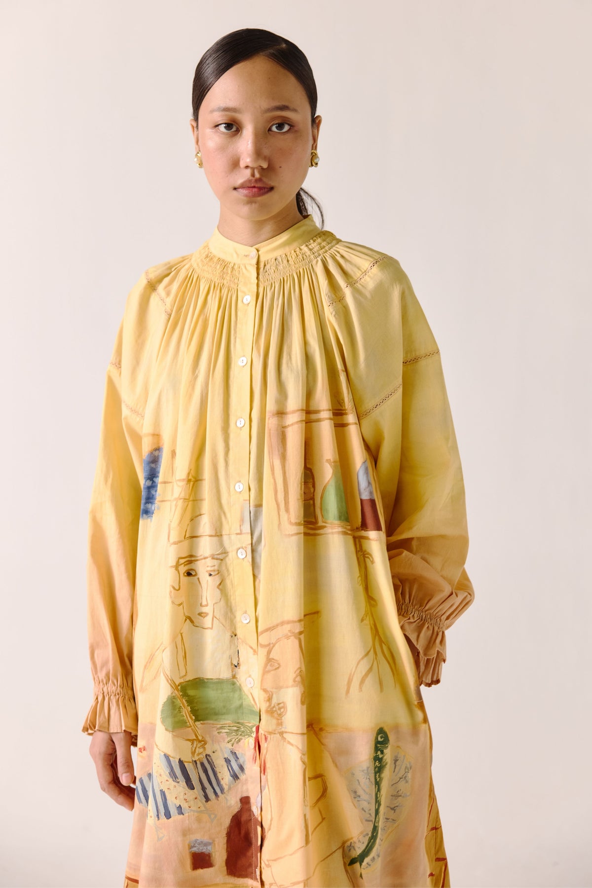 Fisherman A-line Long Dress